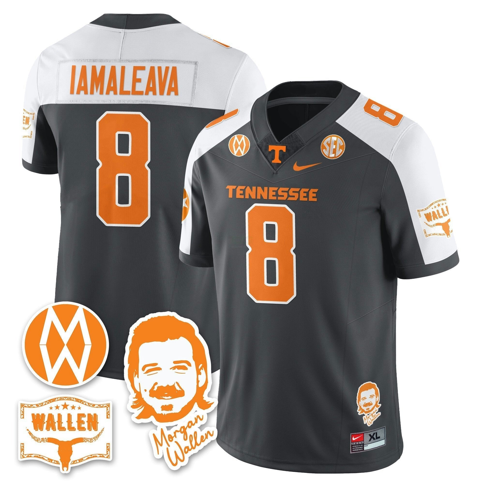 Camisa NCAA Morgan Wallen 2025 Jersey