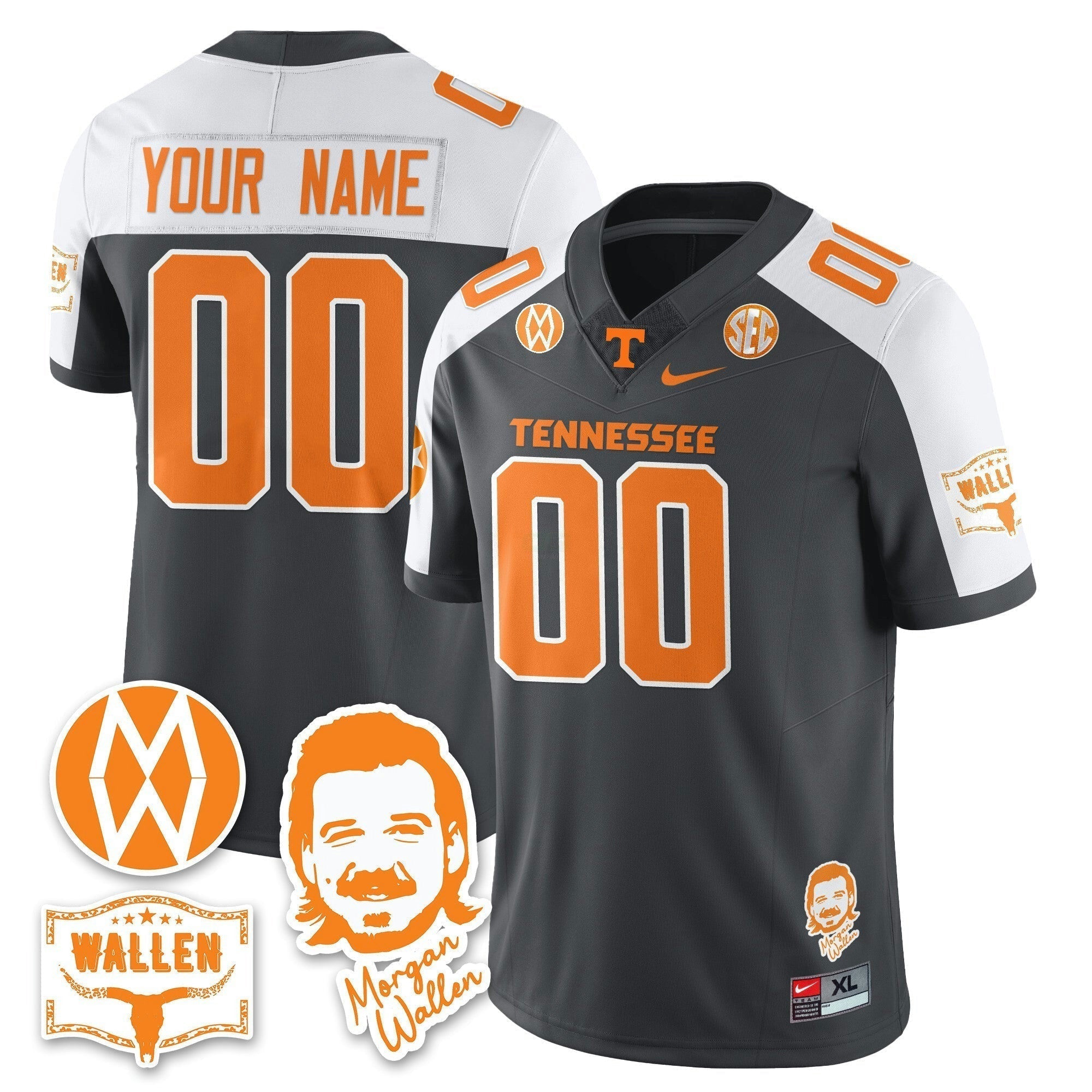 Camisa NCAA Morgan Wallen 2025 Jersey