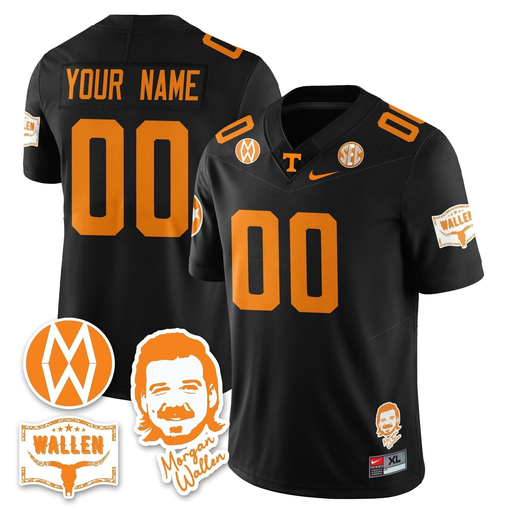 Camisa NCAA Morgan Wallen 2025 Jersey