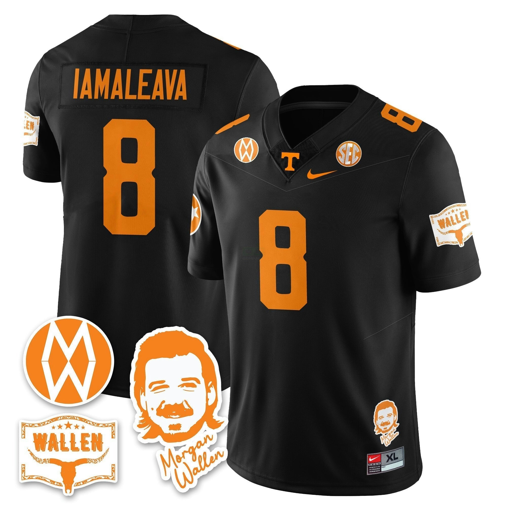 Camisa NCAA Morgan Wallen 2025 Jersey