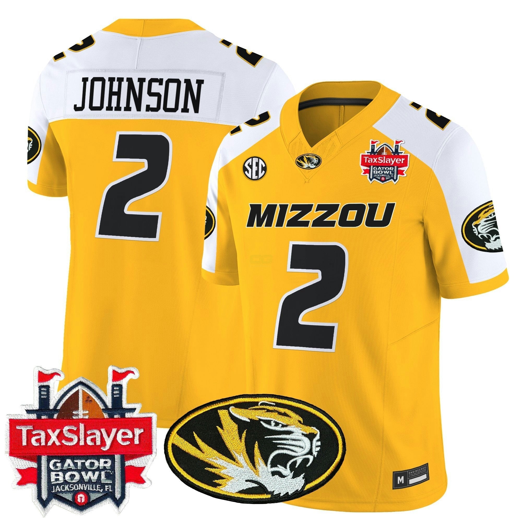 Camisa NCAA MTigers 2025 Gator Bowl Vapor Limited Jersey