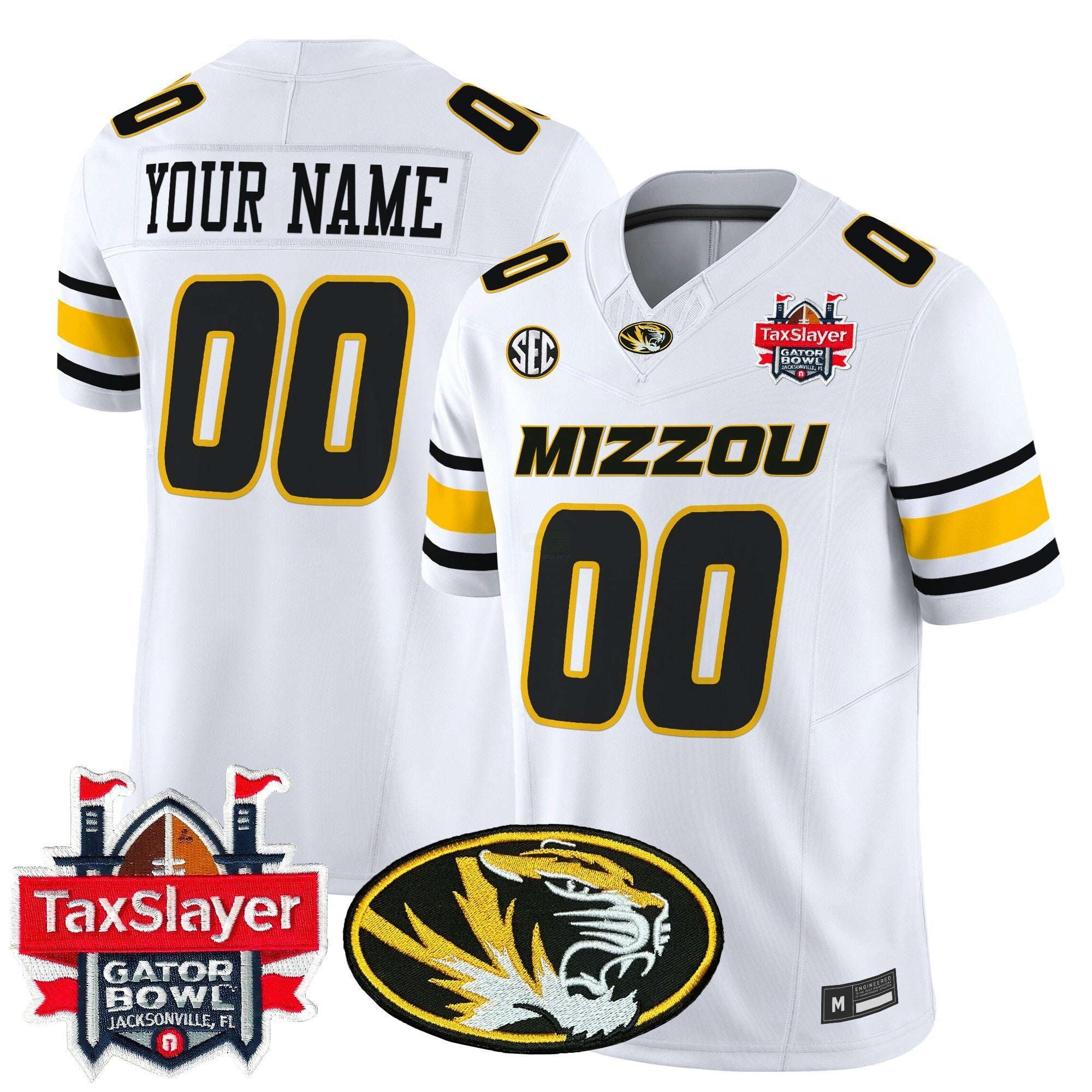 Camisa NCAA MTigers 2025 Gator Bowl Vapor Limited Jersey