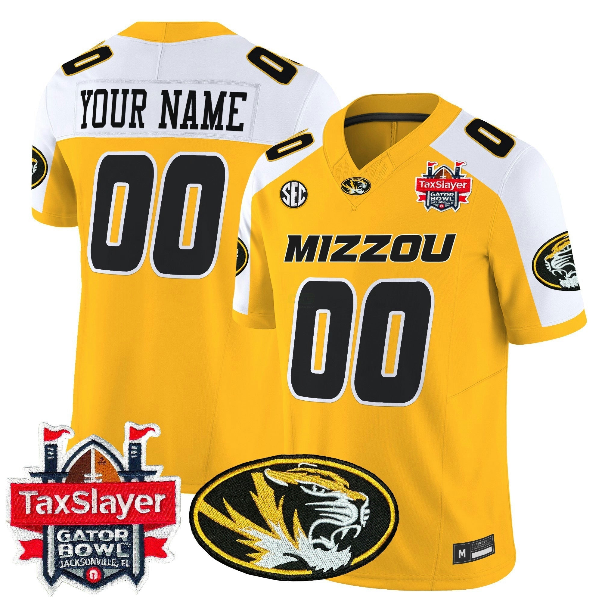 Camisa NCAA MTigers 2025 Gator Bowl Vapor Limited Jersey