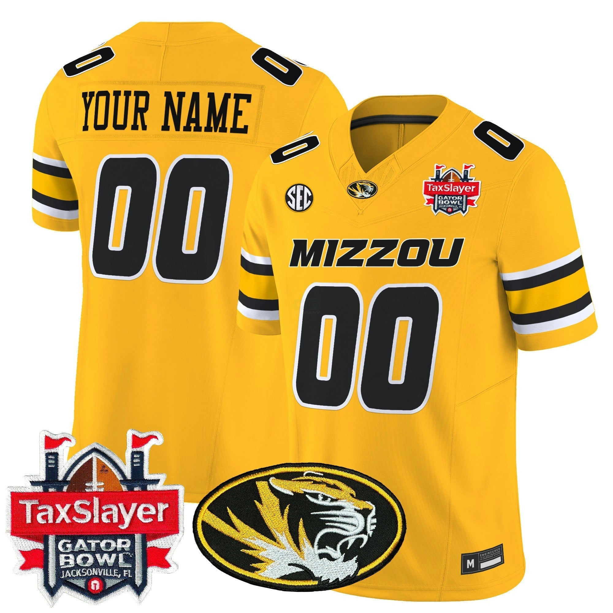 Camisa NCAA MTigers 2025 Gator Bowl Vapor Limited Jersey