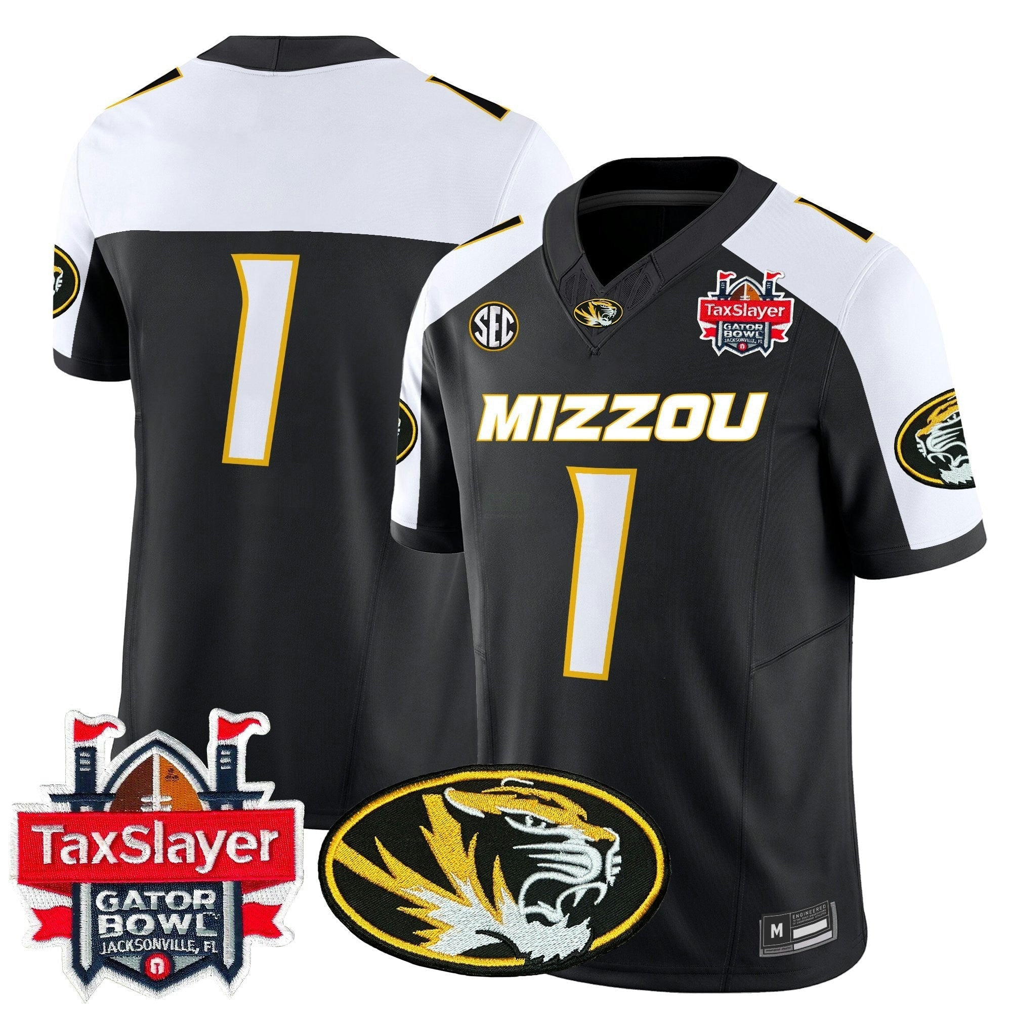 Camisa NCAA MTigers 2025 Gator Bowl Vapor Limited Jersey