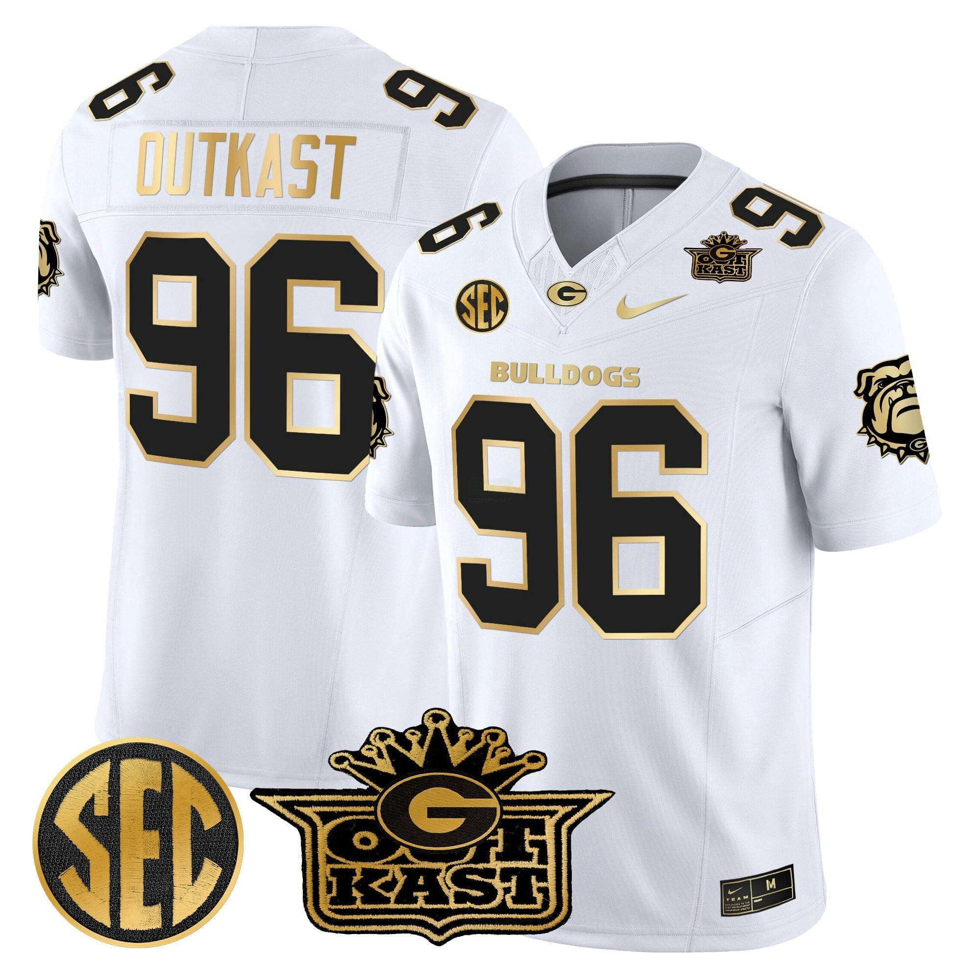 Camisa NCAA Outkast x Georgia Gold Vapor Limited Jersey