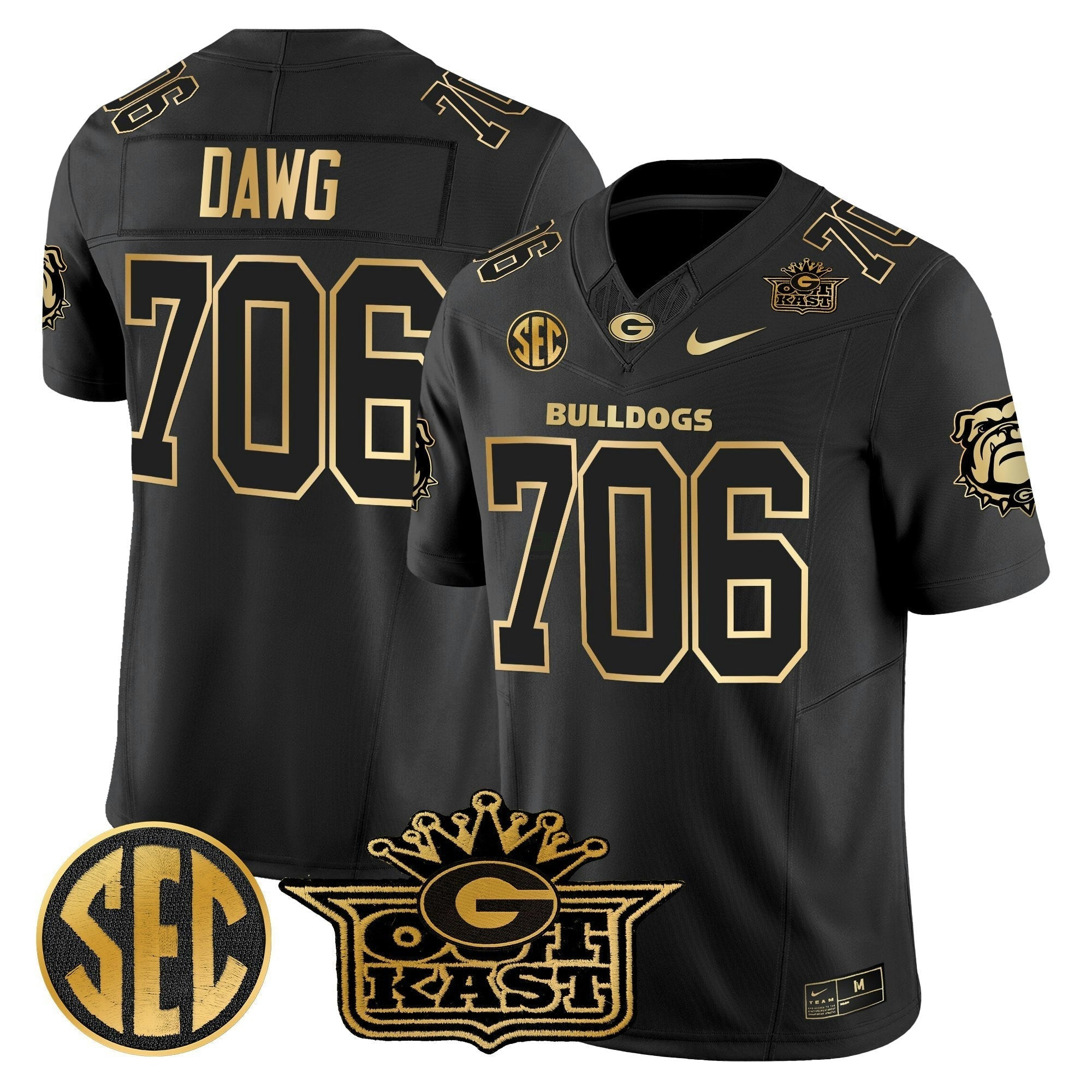 Camisa NCAA Outkast x Georgia Gold Vapor Limited Jersey