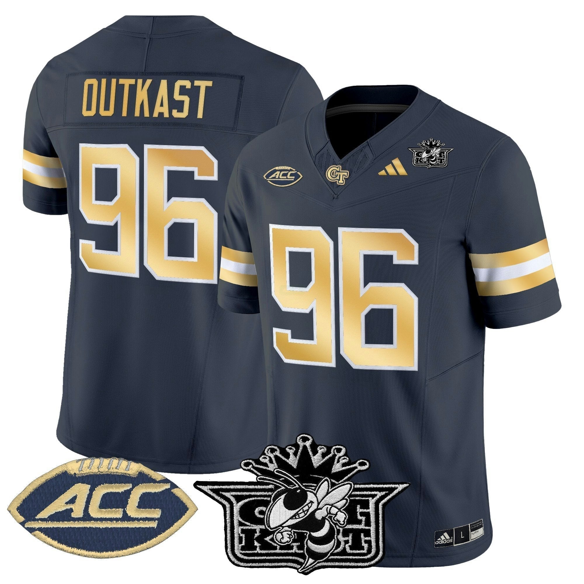 Camisa NCAA Outkast x Georgia Tech Yellow Jackets 2025 Vapor Limited Jersey