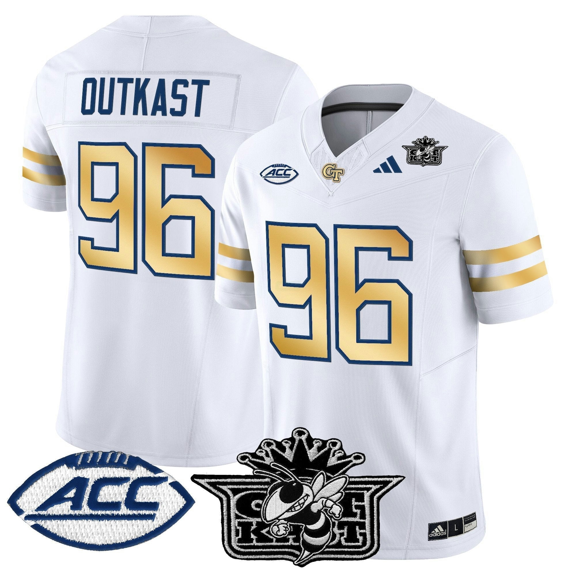 Camisa NCAA Outkast x Georgia Tech Yellow Jackets 2025 Vapor Limited Jersey