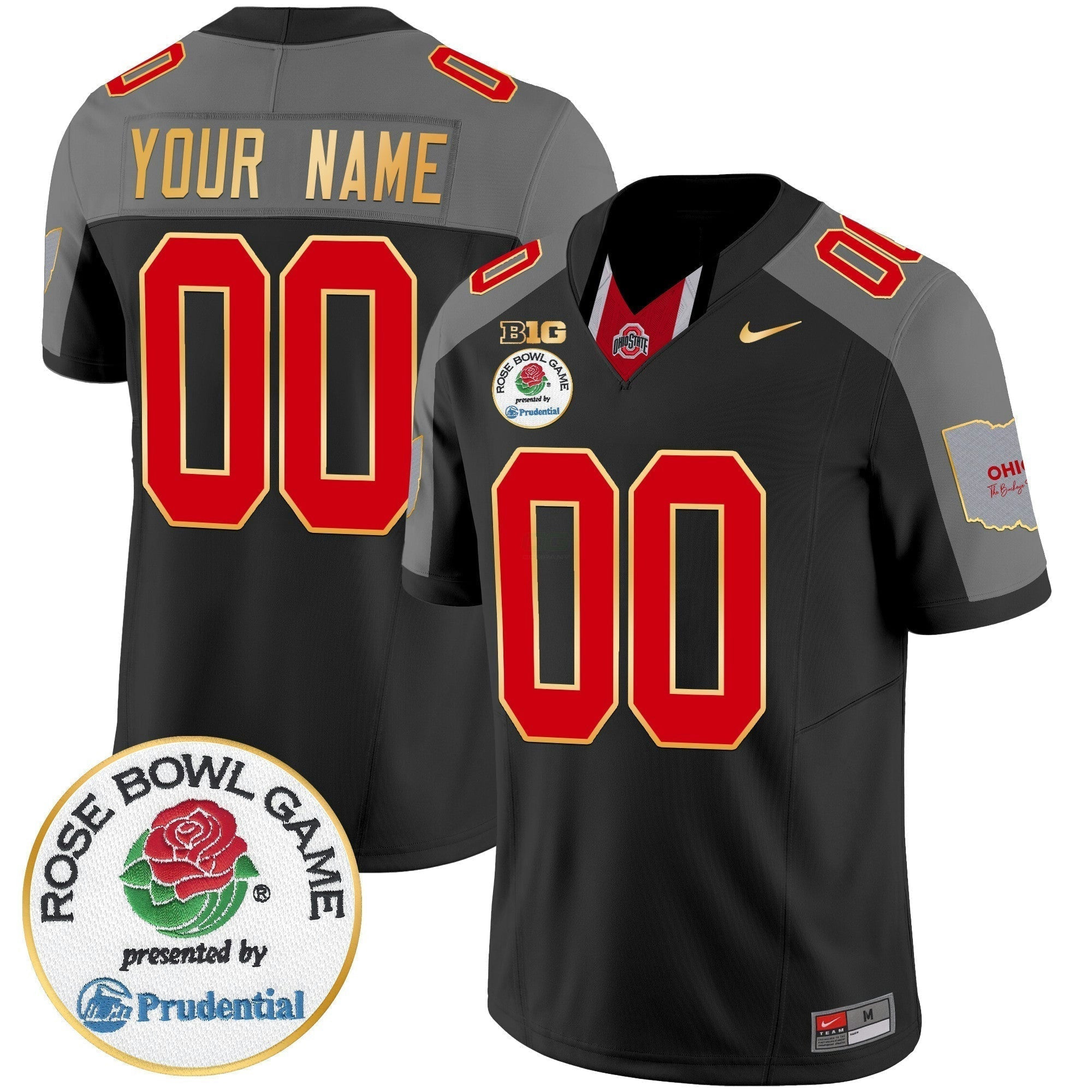 Camisa NCAA Rose Bowl Gold Trim Vapor Limited Jersey