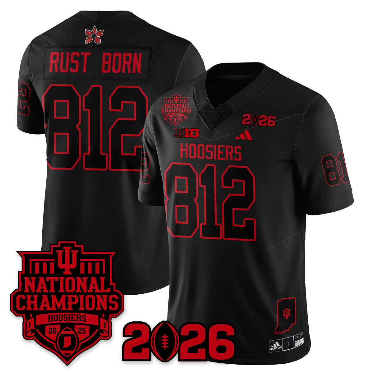 Camisa NCAA Stranger Things Vapor Limited Jersey - 2025 National Champions