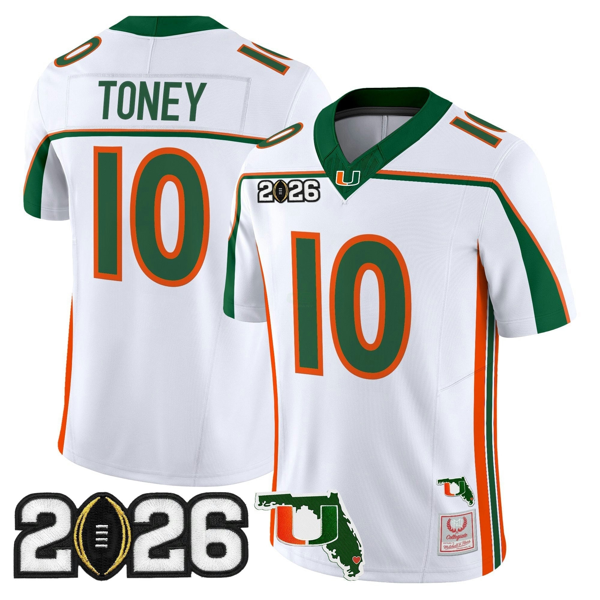Camisa NCAA Throwback Vapor Limited Jersey - 2026 College Football Playoff Final & Florida Patch