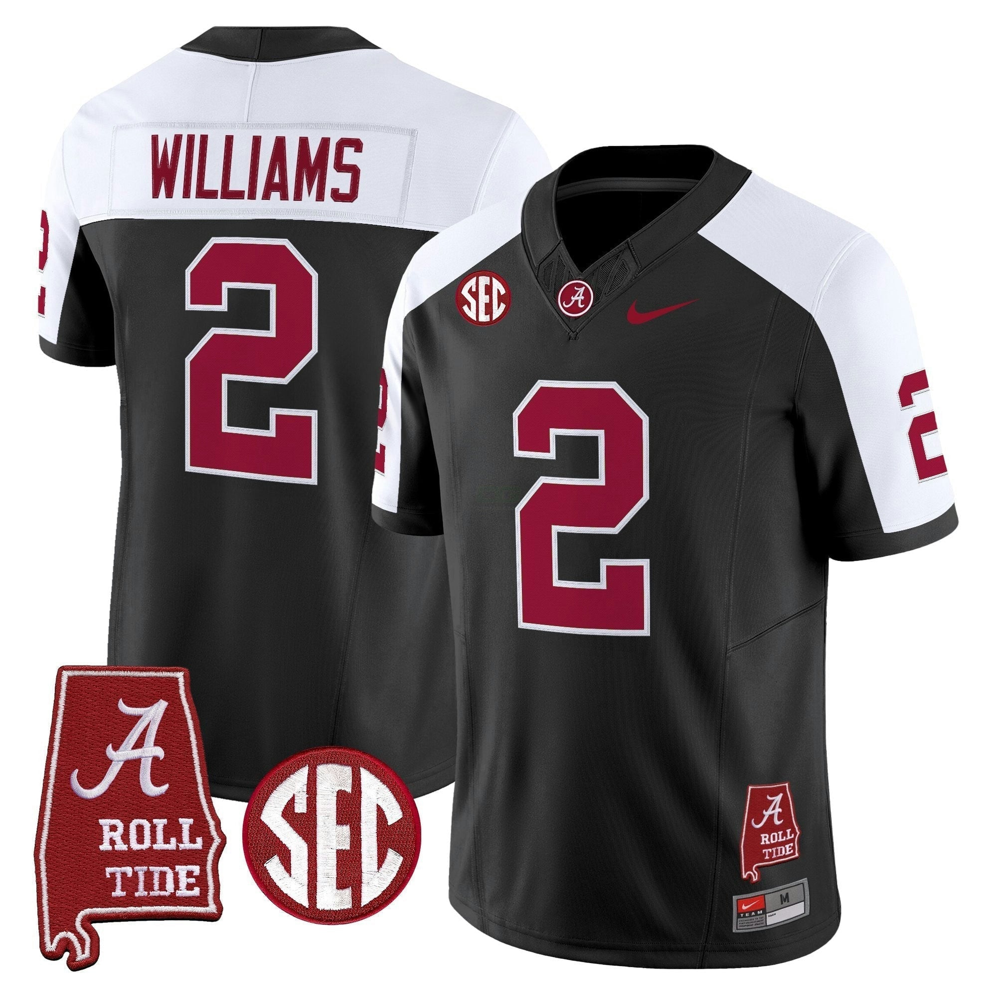 Camisa NCAA Throwback Vapor Limited Jersey - Alabama Map