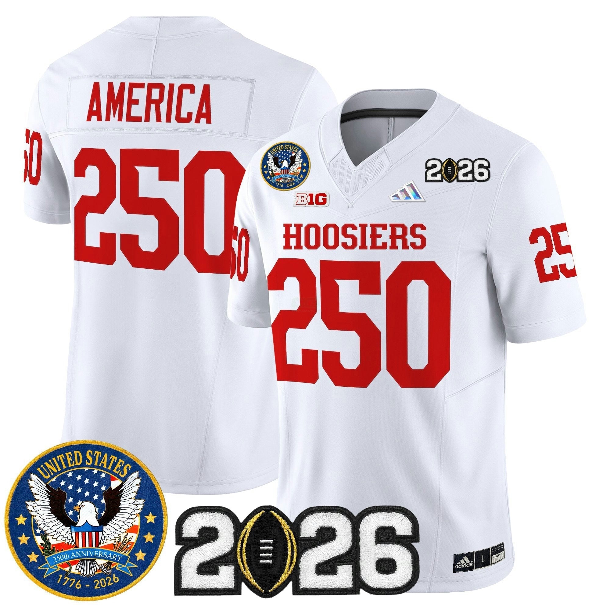 Camisa NCAA "United States 250th Anniversary Patch" Vapor Limited Jersey