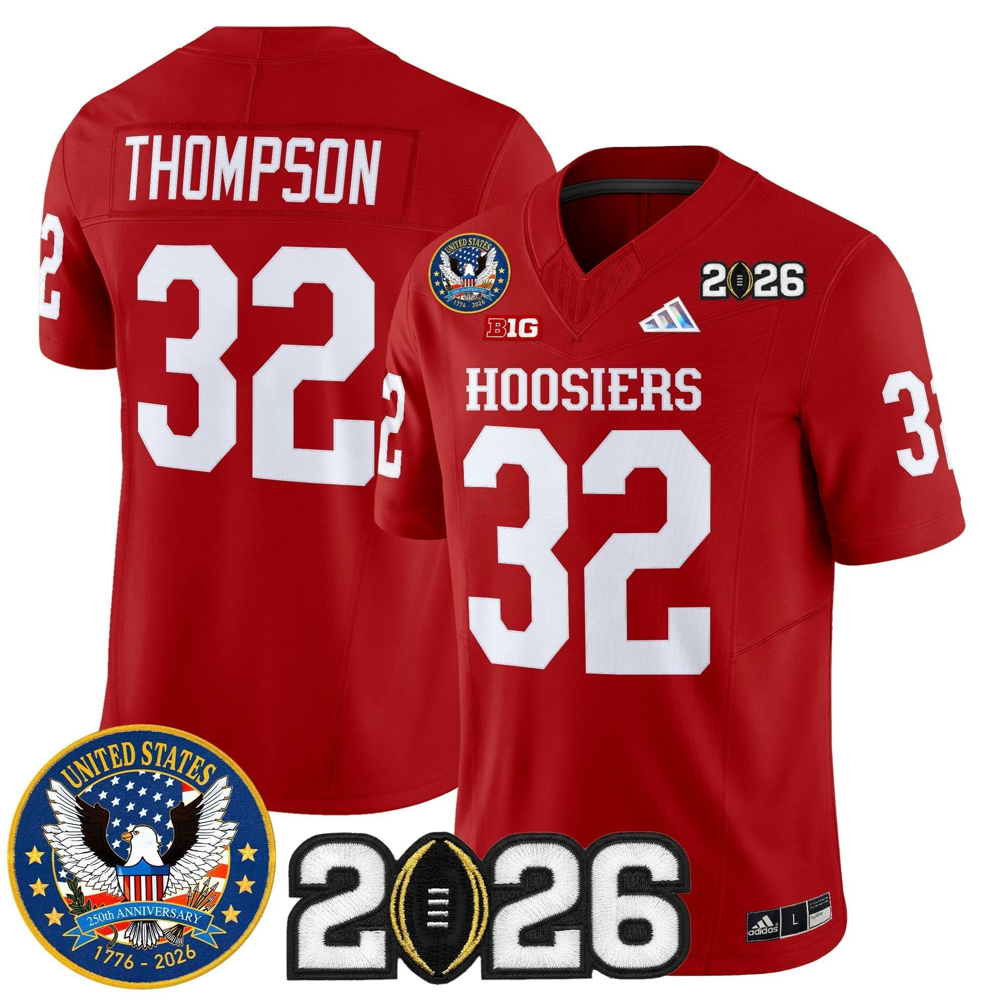 Camisa NCAA "United States 250th Anniversary Patch" Vapor Limited Jersey