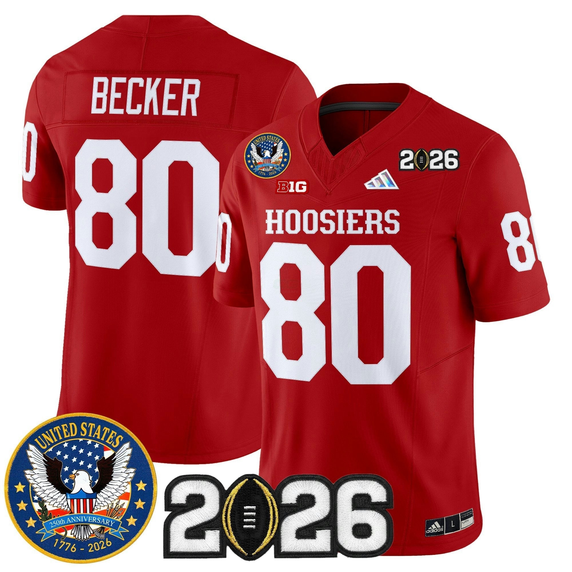Camisa NCAA "United States 250th Anniversary Patch" Vapor Limited Jersey