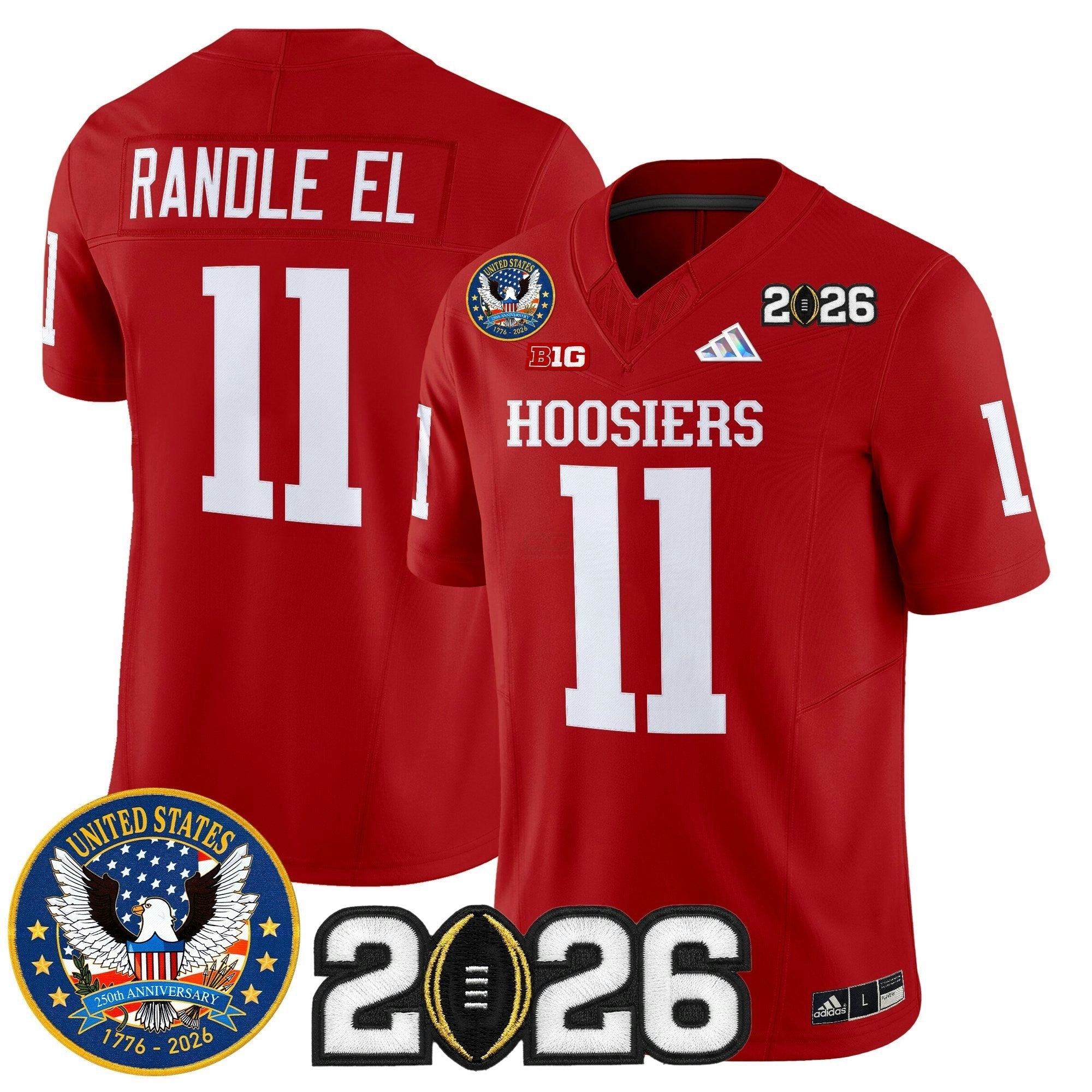 Camisa NCAA "United States 250th Anniversary Patch" Vapor Limited Jersey