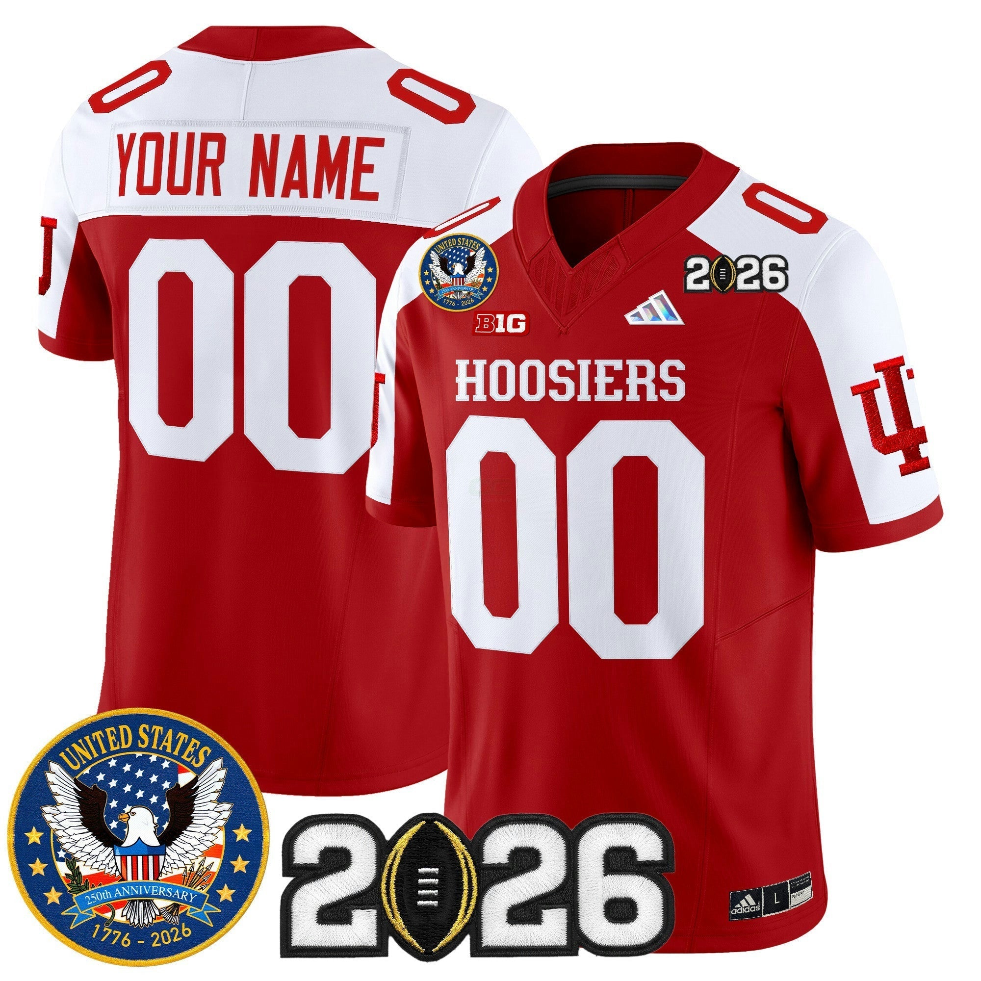 Camisa NCAA "United States 250th Anniversary Patch" Vapor Limited Jersey