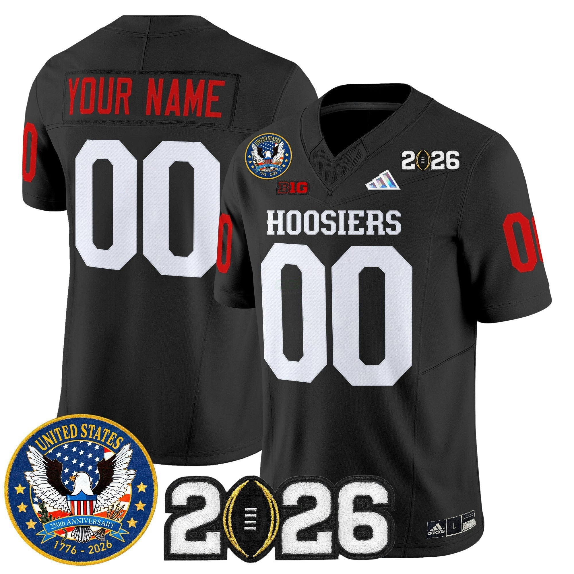Camisa NCAA "United States 250th Anniversary Patch" Vapor Limited Jersey