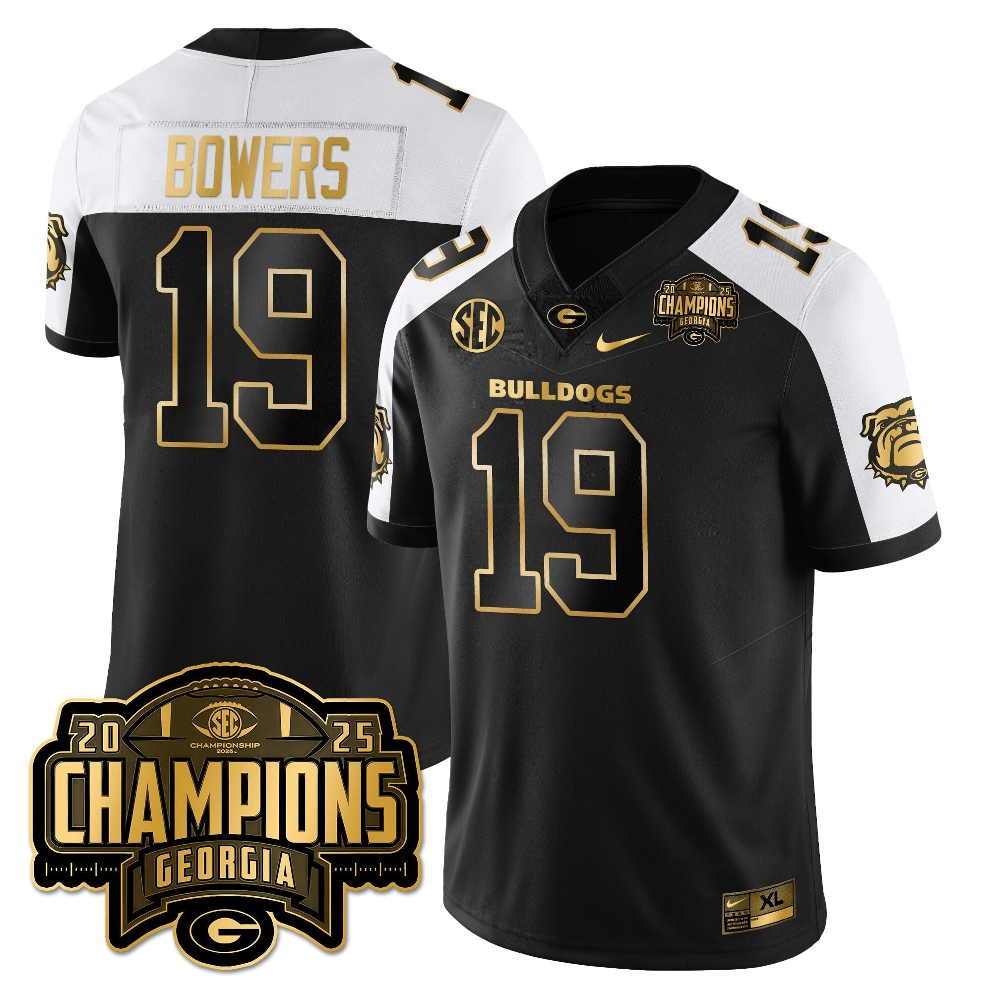 Camisa NCAA Vapor Limited Dourada Jersey - SEC Football Champions