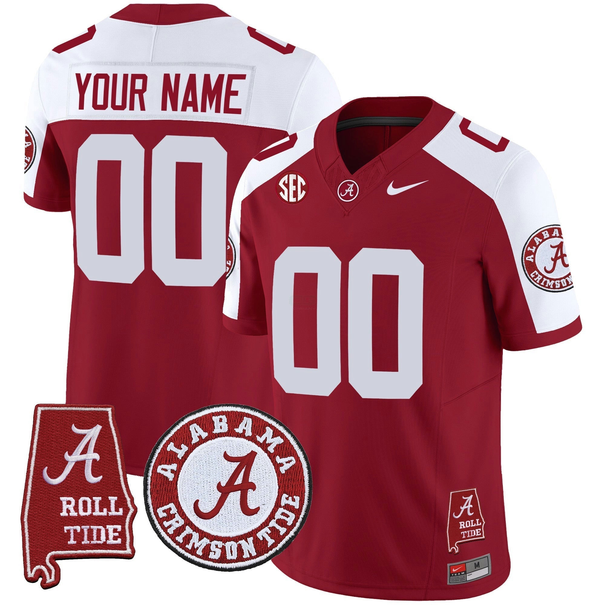 Camisa NCAA Vapor Limited Jersey V4 - Alabama Map