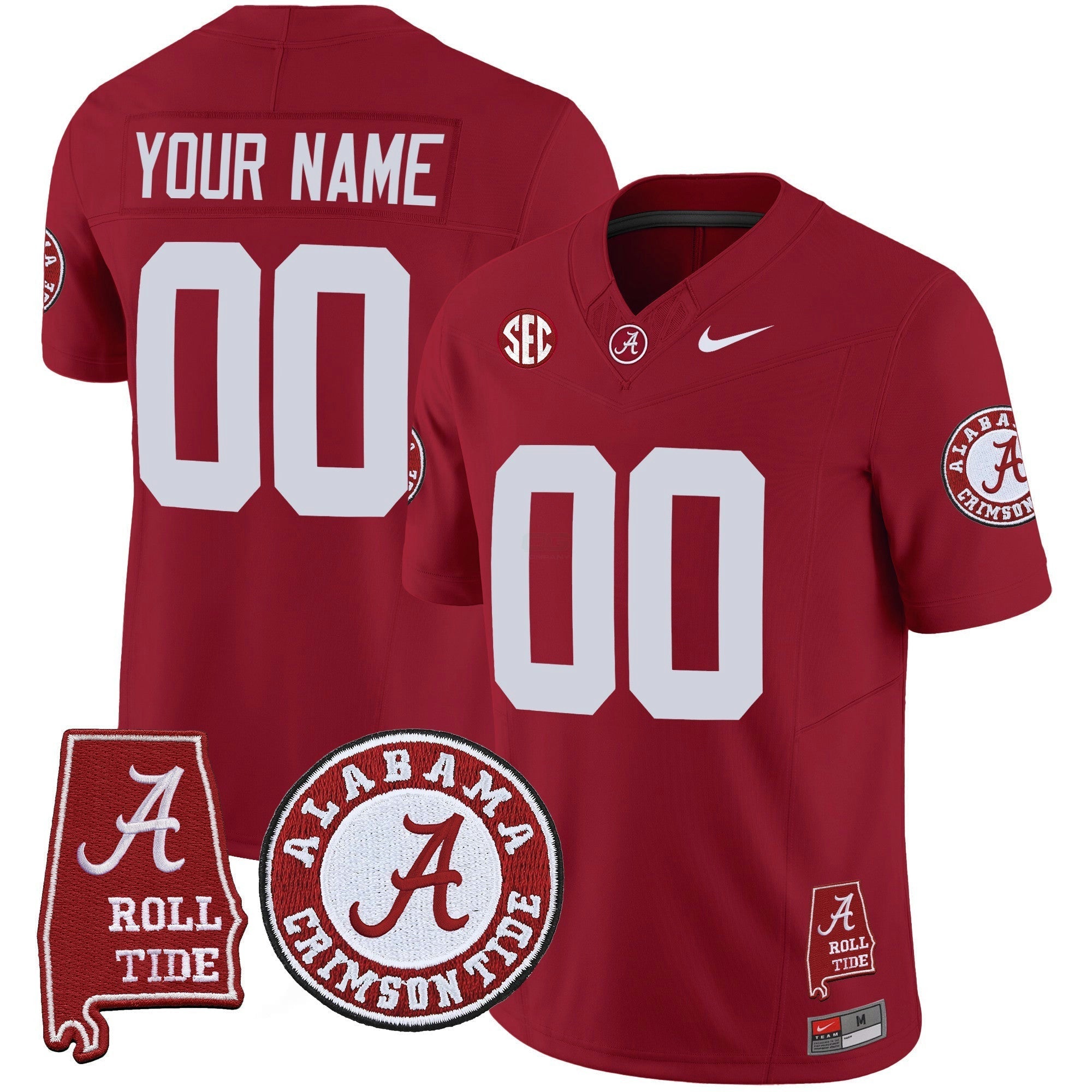 Camisa NCAA Vapor Limited Jersey V4 - Alabama Map