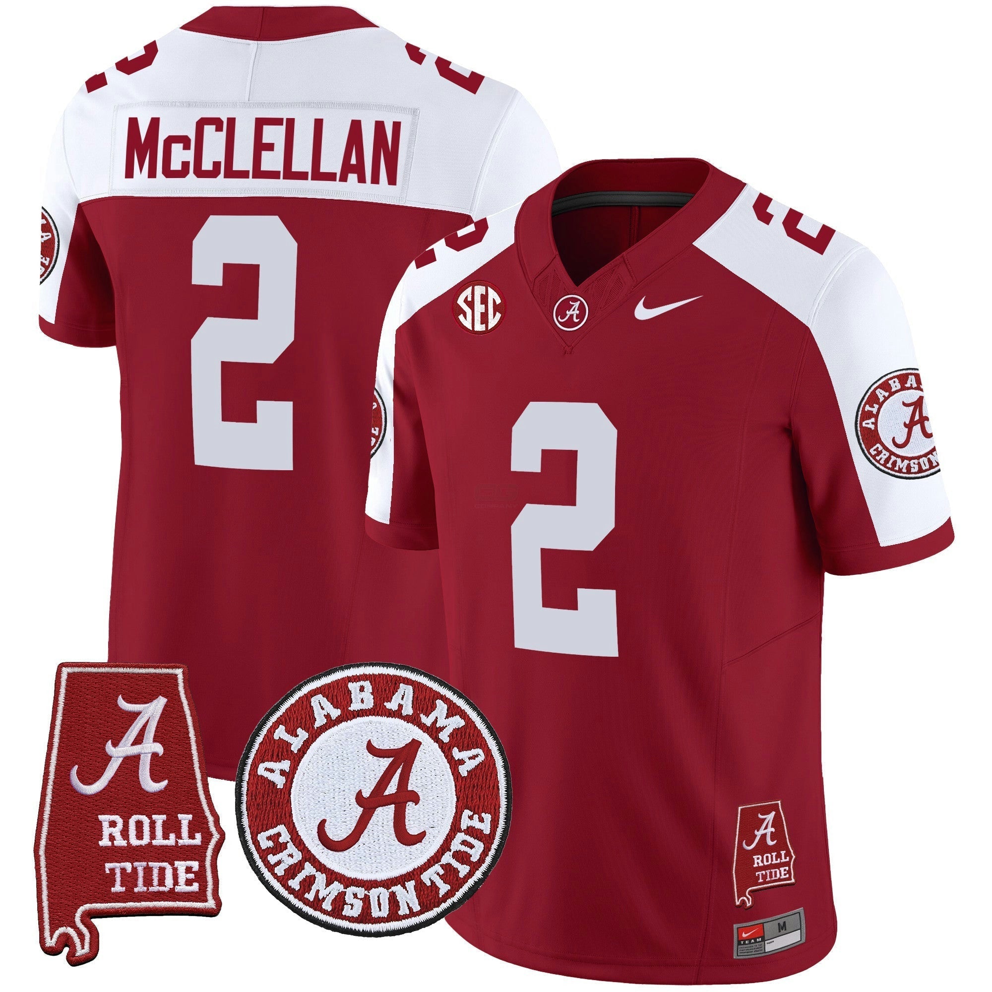 Camisa NCAA Vapor Limited Jersey V4 - Alabama Map