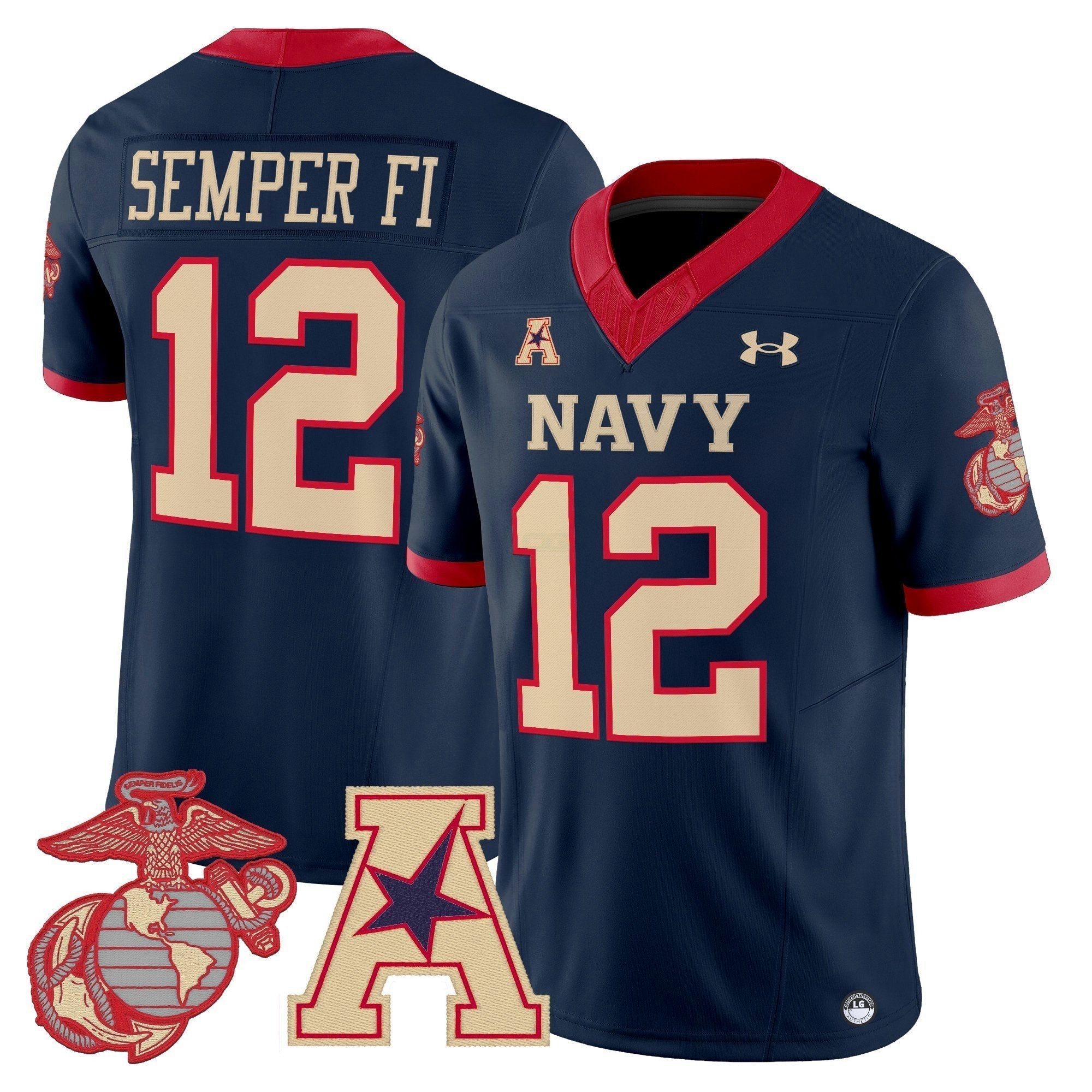 Camisa NCAA Vapor USMC Premier Jersey