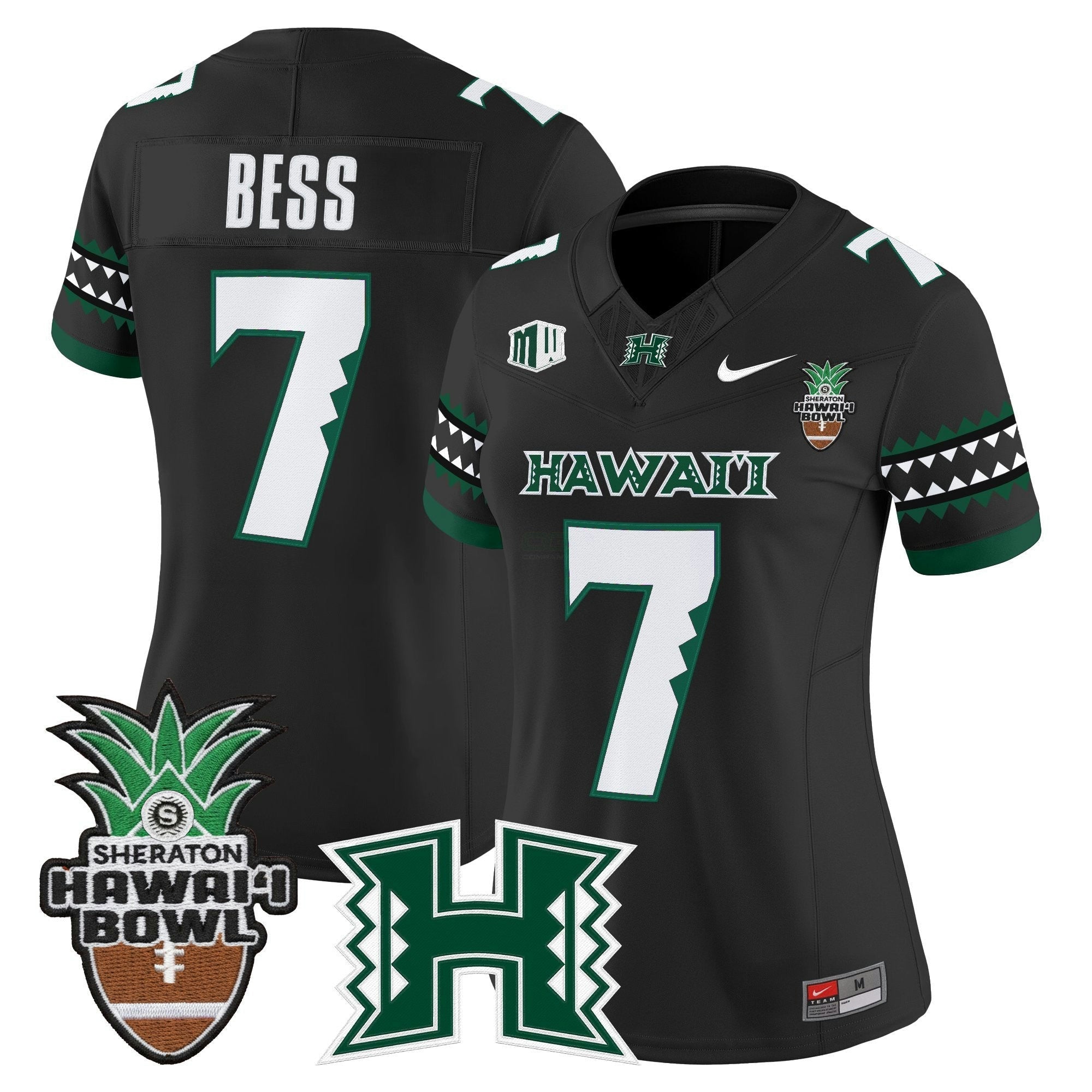 Camisa NCAA Women's 2025 Hawai'i Bowl Vapor Limited Jersey