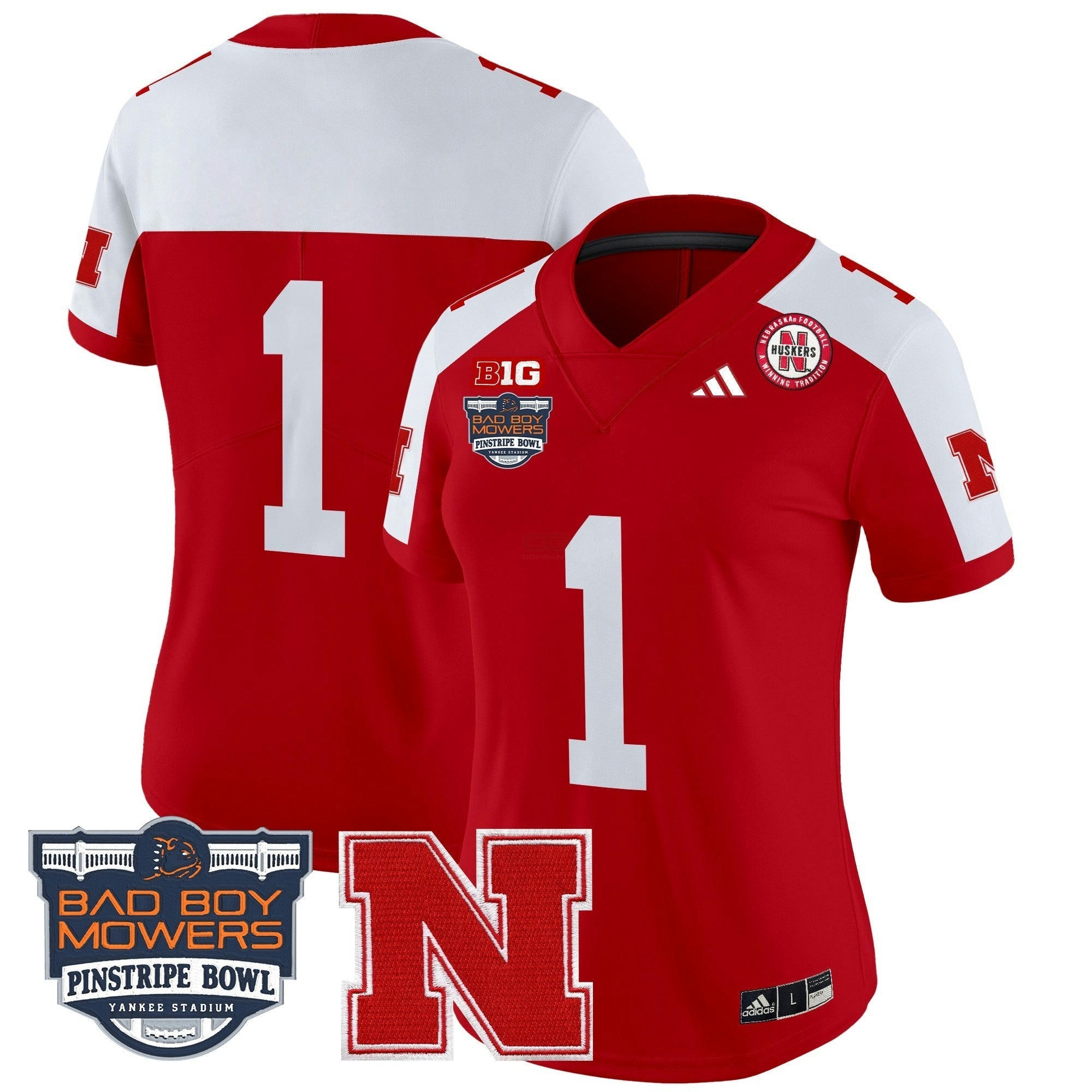 Camisa NCAA Women's 2025 Pinstripe Bowl Patch Vapor Limited Jersey