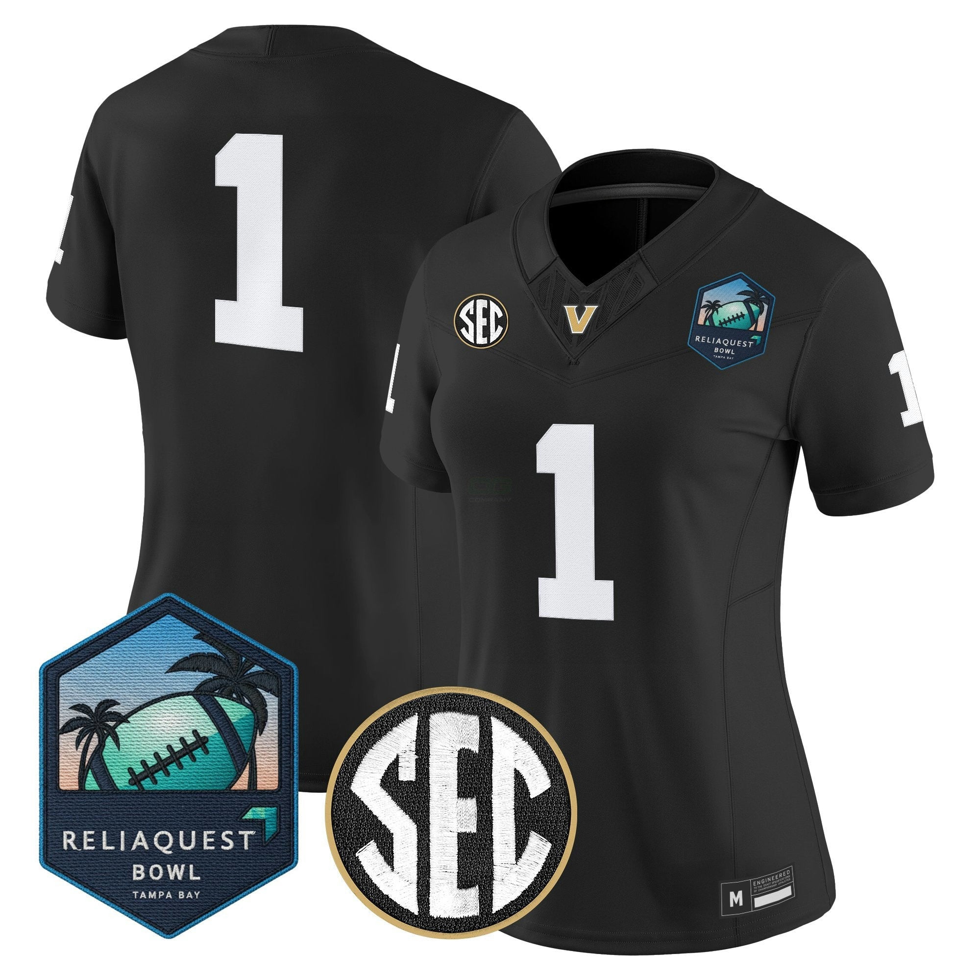 Camisa NCAA Women's 2025 ReliaQuest Bowl Vapor Limited Jersey