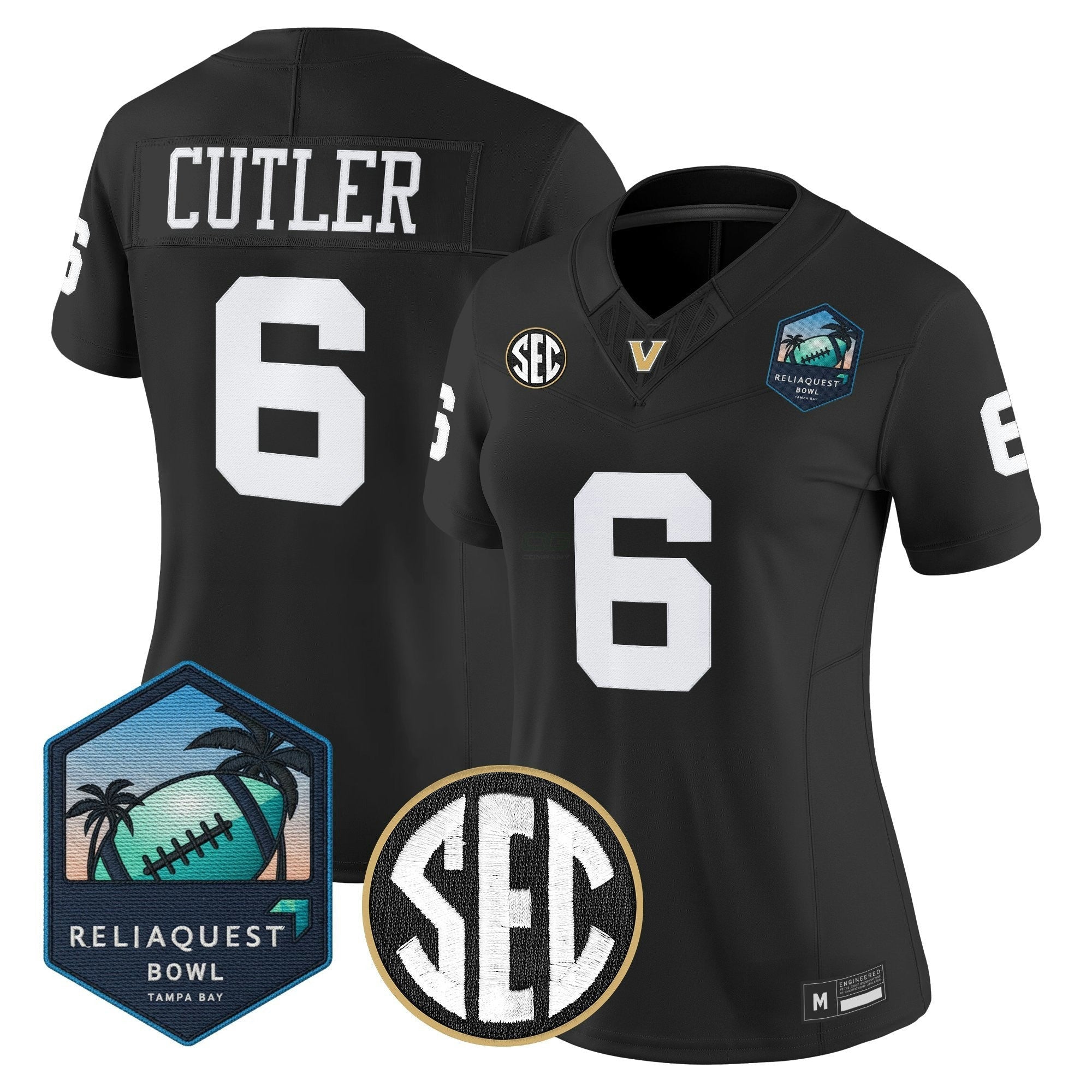 Camisa NCAA Women's 2025 ReliaQuest Bowl Vapor Limited Jersey