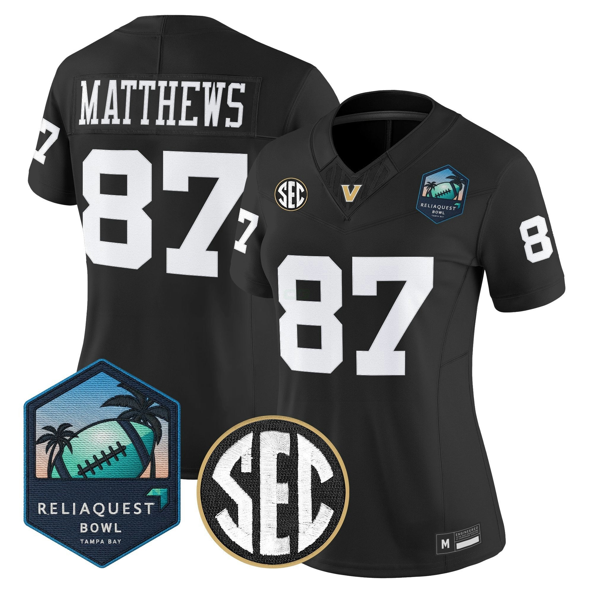 Camisa NCAA Women's 2025 ReliaQuest Bowl Vapor Limited Jersey