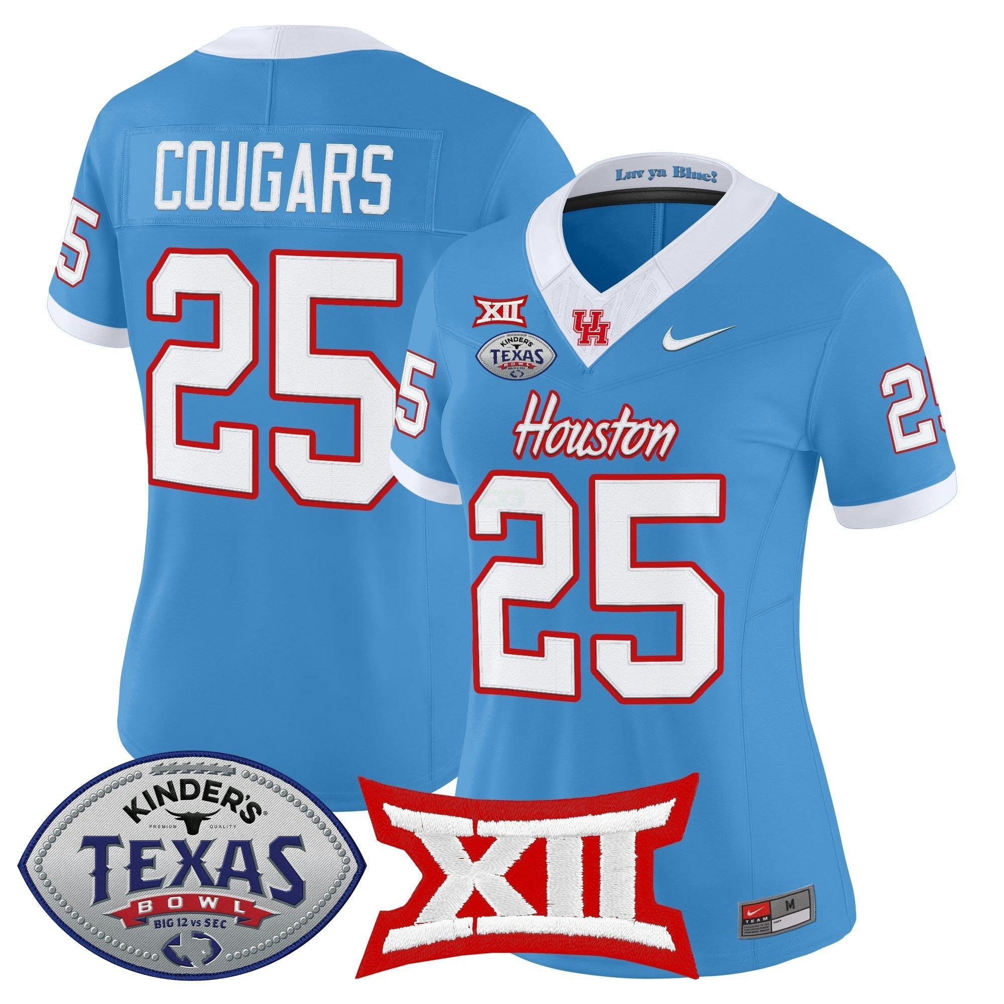 Camisa NCAA Women's 2025 Texas Bowl Vapor Limited Jersey