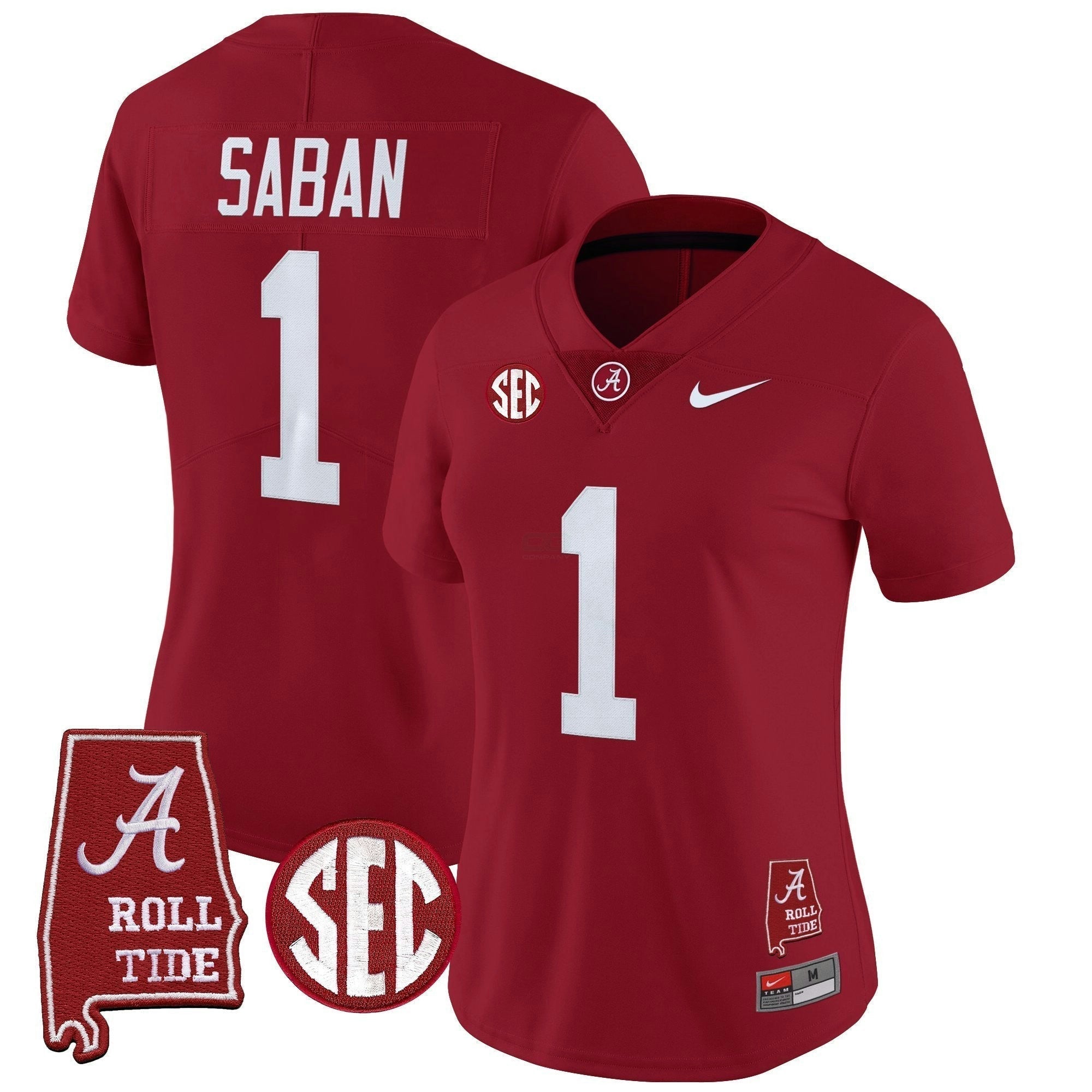 Camisa NCAA Women's 2025 Vapor Limited Jersey - Alabama Map