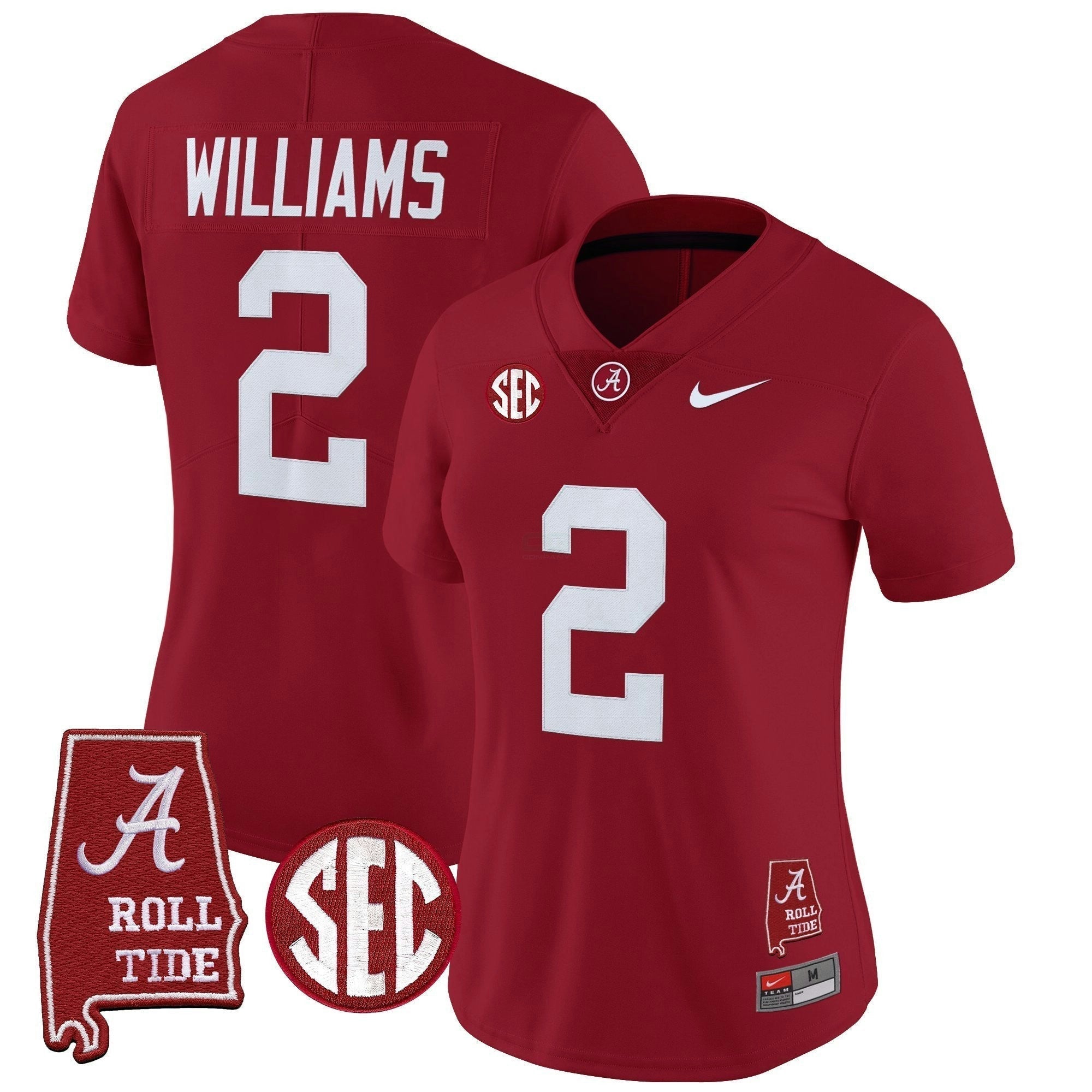 Camisa NCAA Women's 2025 Vapor Limited Jersey - Alabama Map