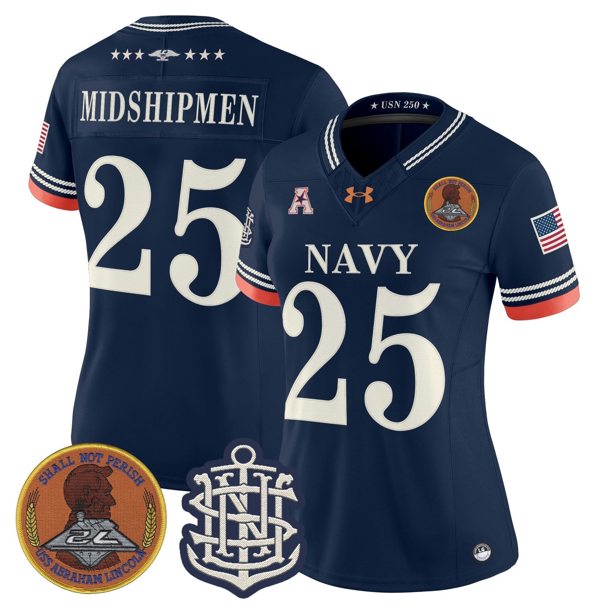 Camisa NCAA Women's 250th Anniversary Vapor Limited Jersey - Stitched