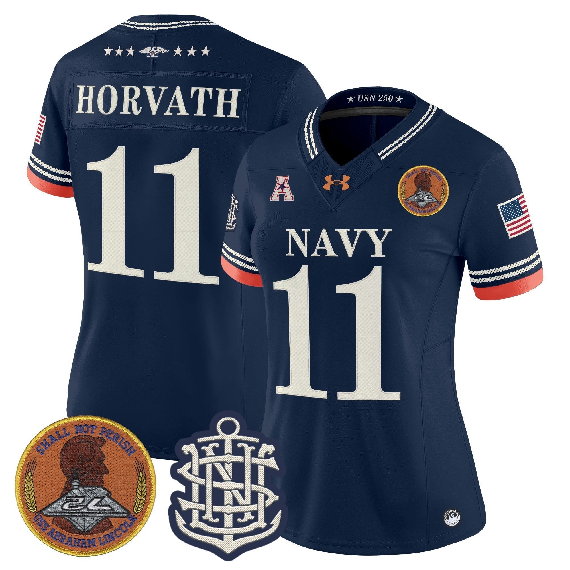 Camisa NCAA Women's 250th Anniversary Vapor Limited Jersey - Stitched