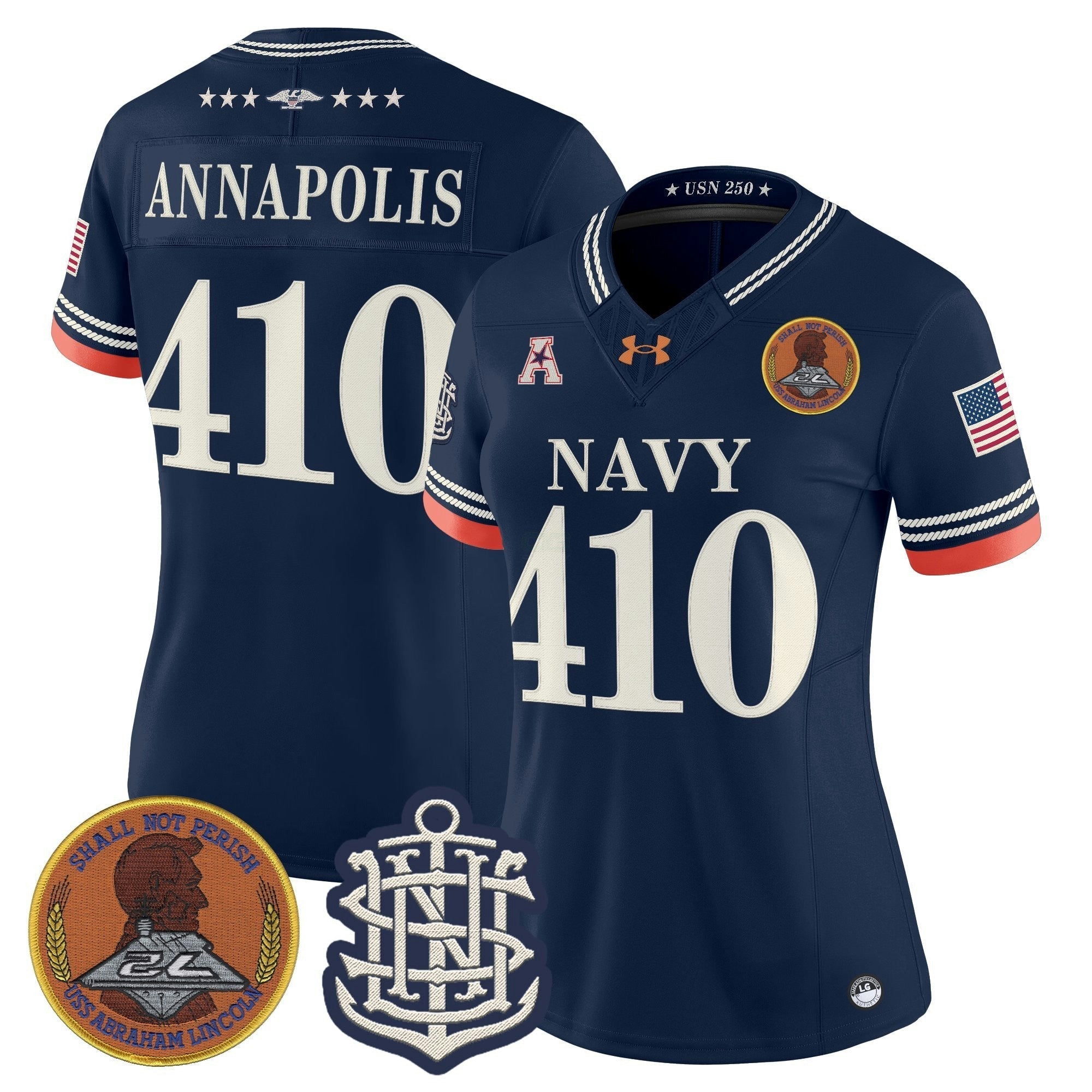 Camisa NCAA Women's 250th Anniversary Vapor Limited Jersey - Stitched