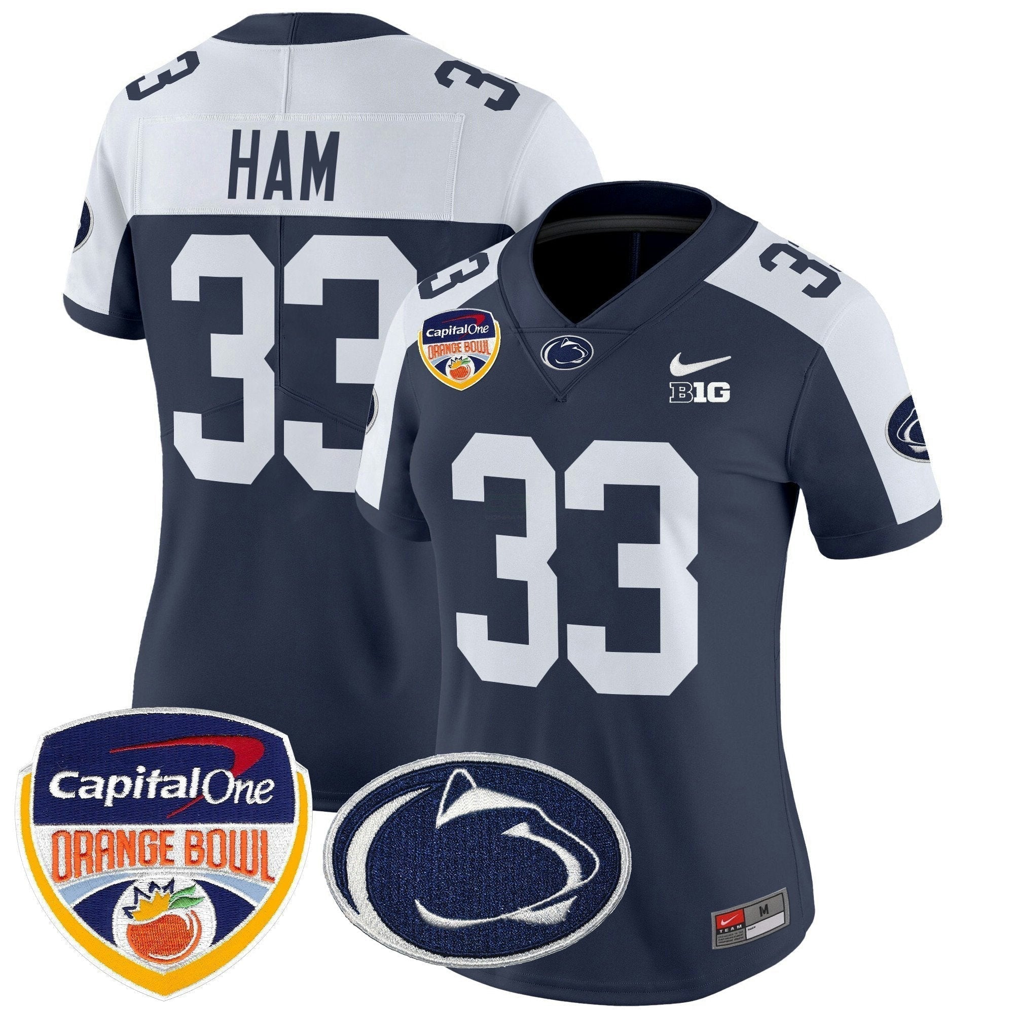 Camisa NCAA Women's Orange Bowl Patch Vapor Limited Jersey V2