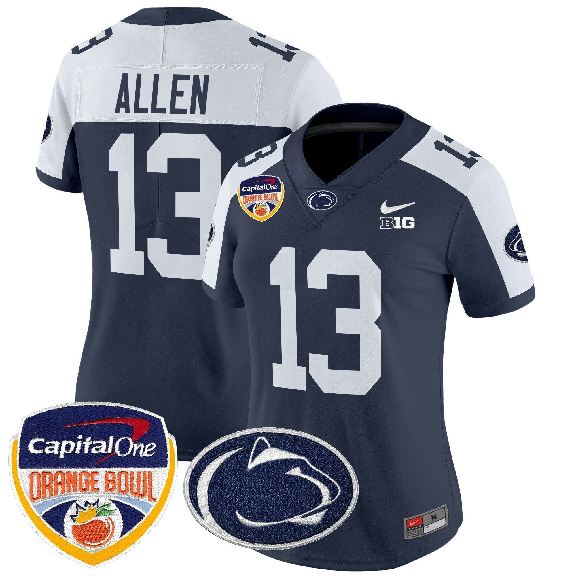 Camisa NCAA Women's Orange Bowl Patch Vapor Limited Jersey V2