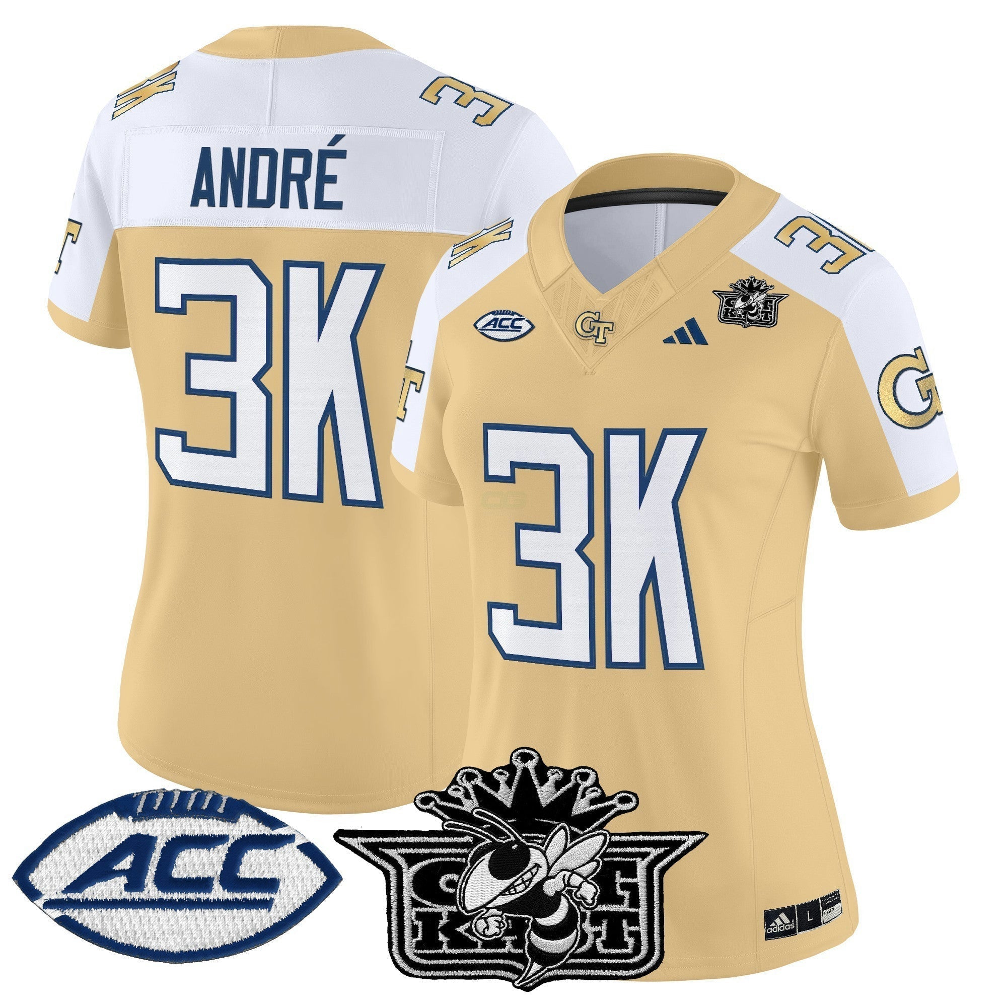 Camisa NCAA Women's Outkast x Georgia Tech Yellow Jackets 2025 Vapor Limited Jersey