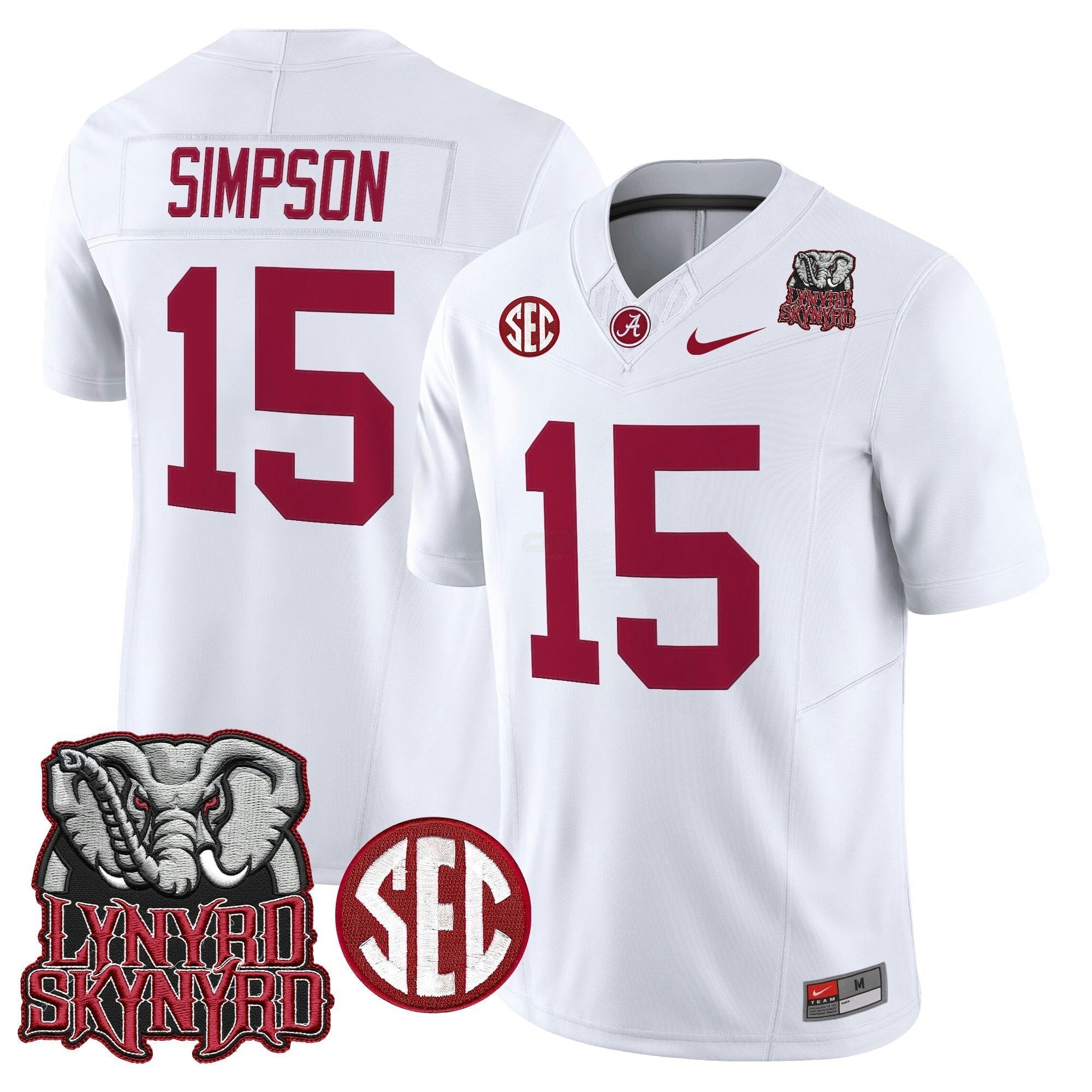 Camisa NCAA x Lynyrd Skynyrd Vapor Limited Jersey - Alabama Map