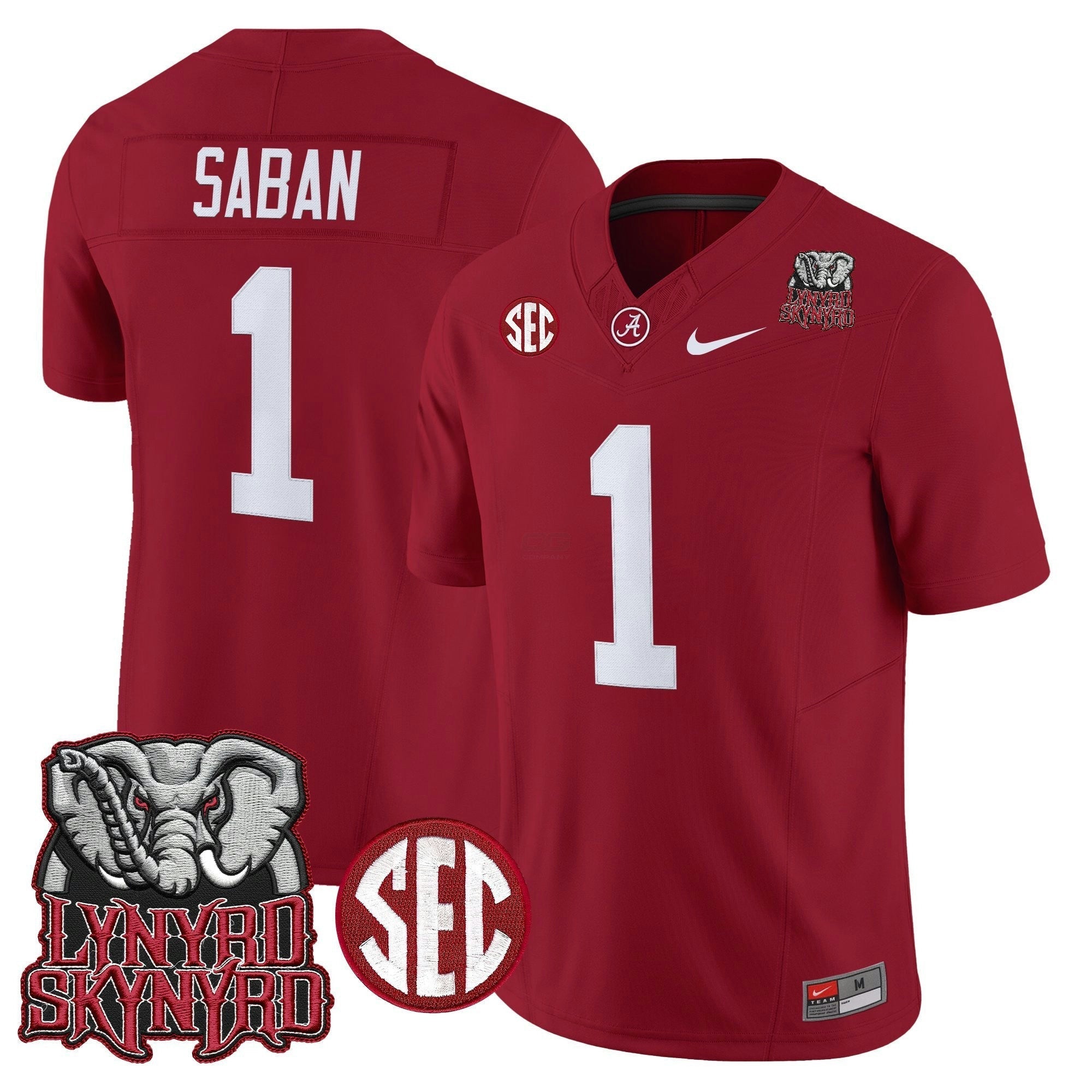 Camisa NCAA x Lynyrd Skynyrd Vapor Limited Jersey - Alabama Map