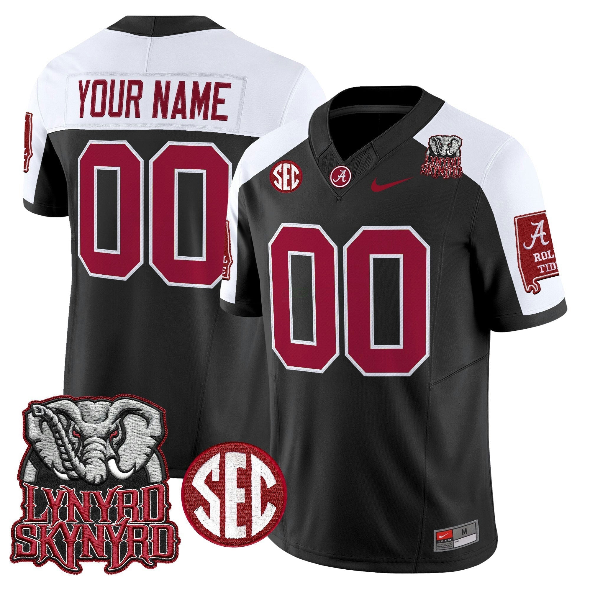 Camisa NCAA x Lynyrd Skynyrd Vapor Limited Jersey - Alabama Map