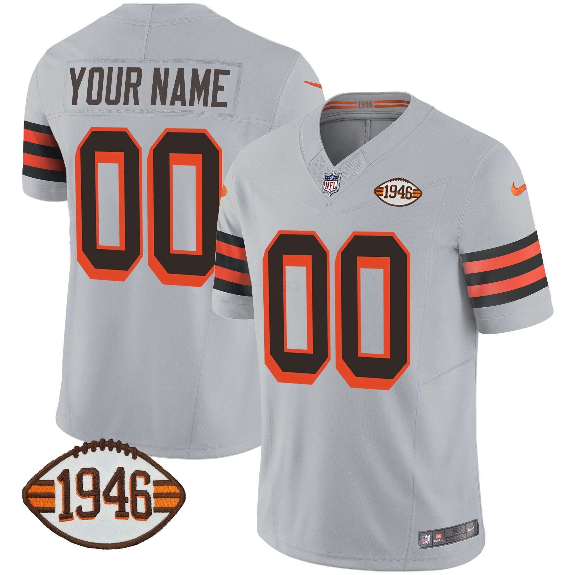 Camisa NFL 1946 75th Anniversary Patch Jersey