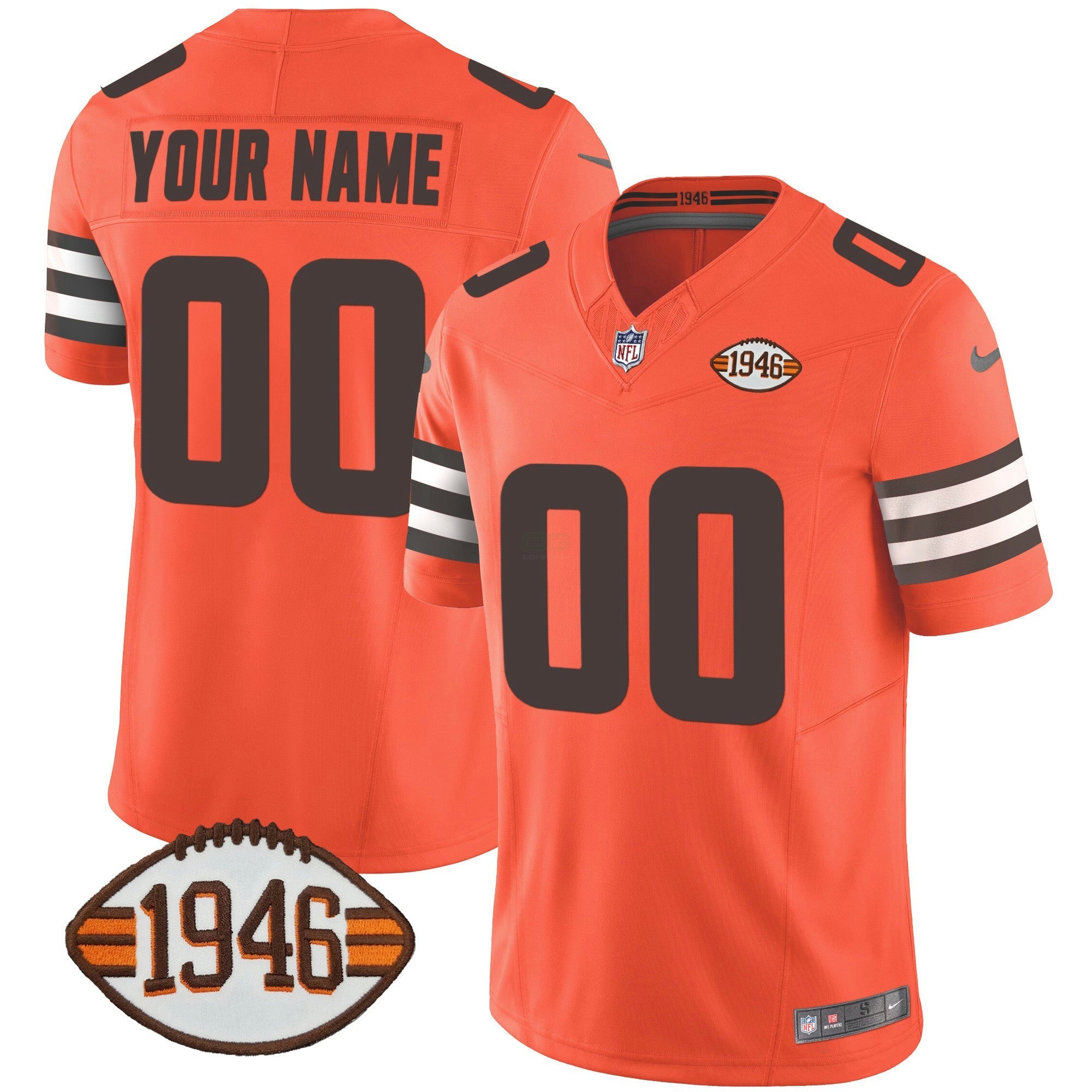Camisa NFL 1946 75th Anniversary Patch Jersey