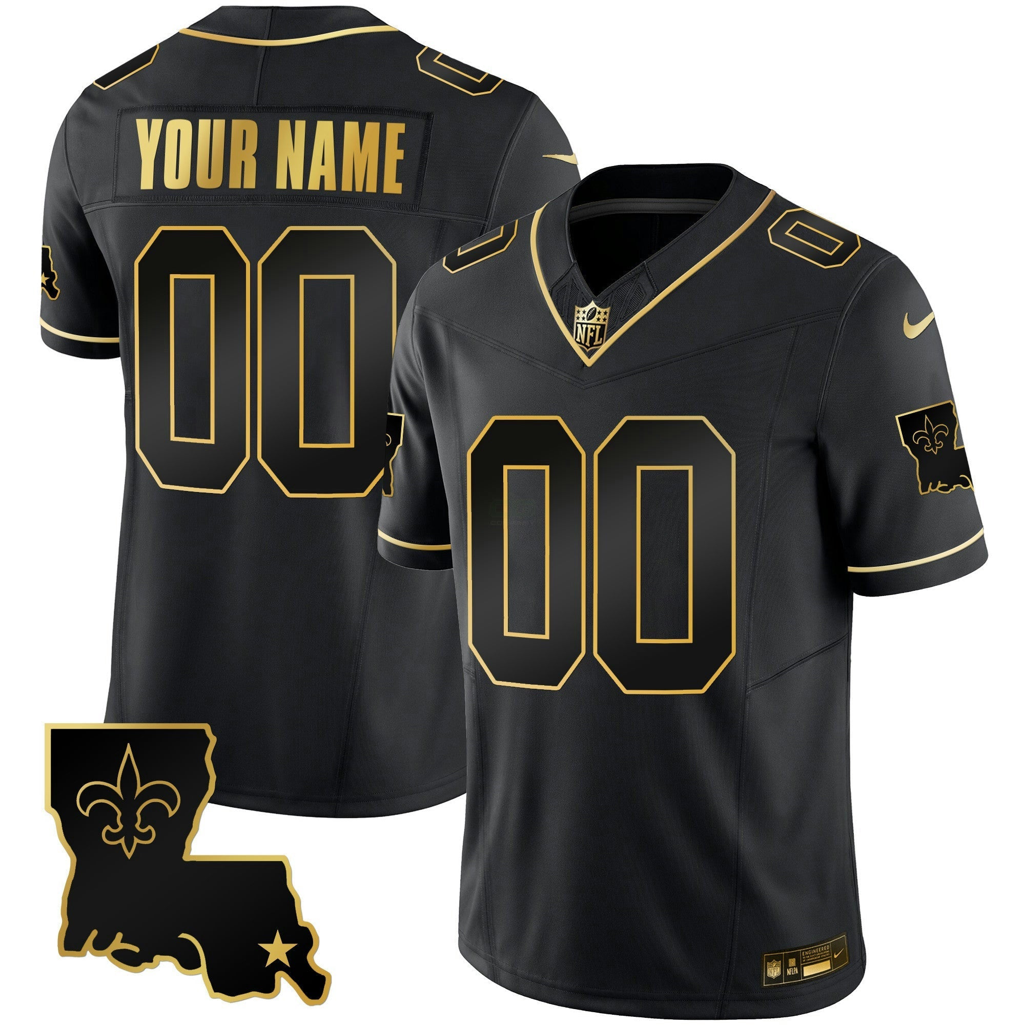Camisa NFL 1987 Legacy Dourada Vapor Jersey