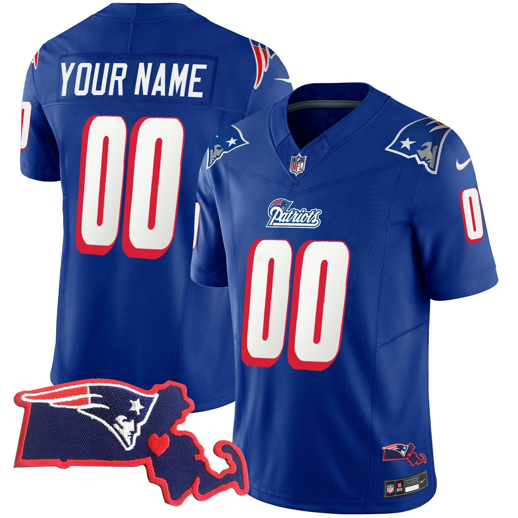 Camisa NFL 1996 Throwback State Patch Vapor Jersey