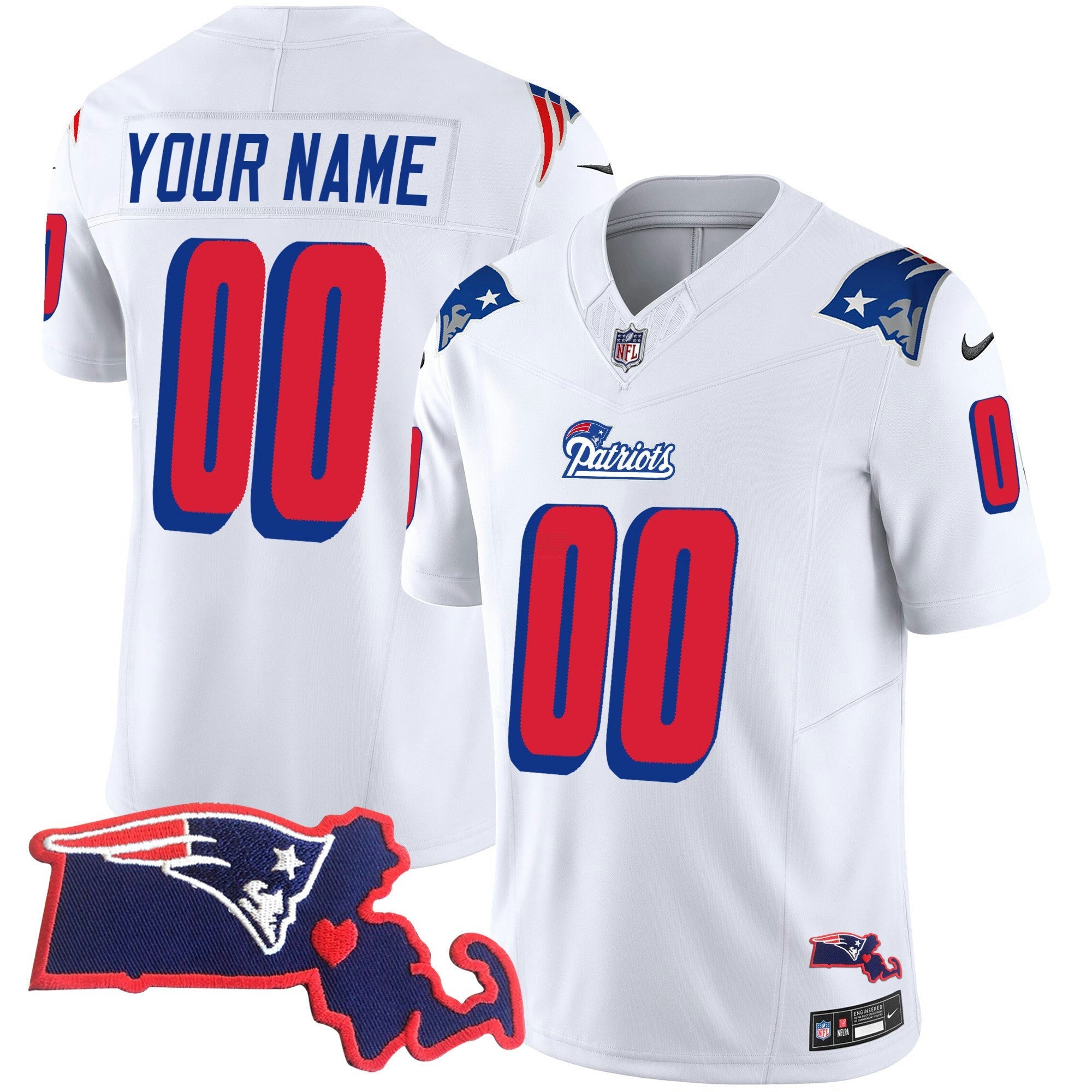 Camisa NFL 1996 Throwback State Patch Vapor Jersey